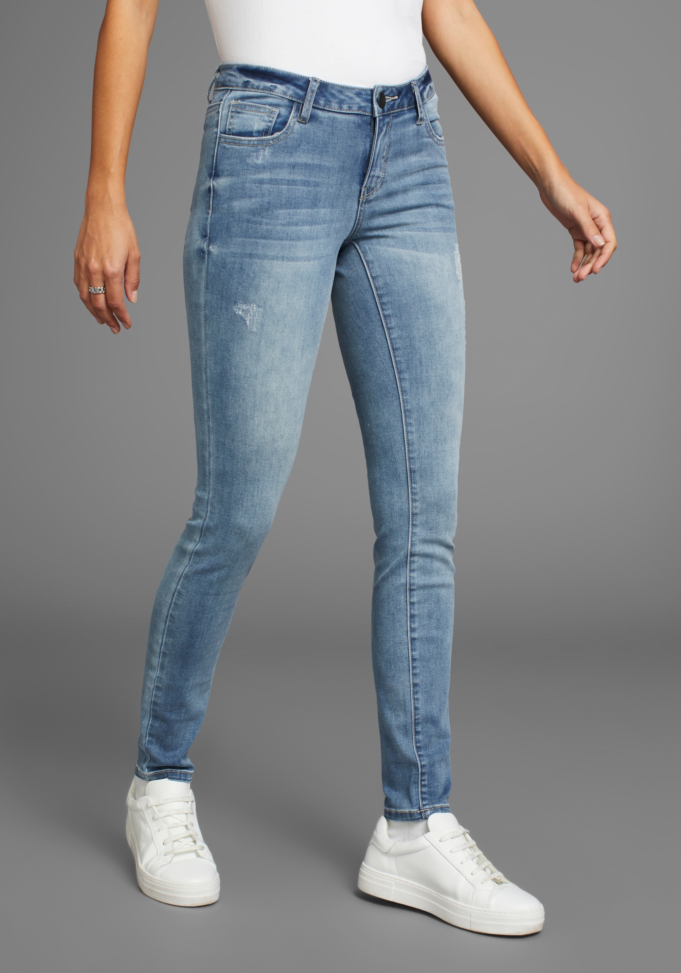 Skinny-fit-Jeans »Ultra-Stretch«, Mid Waist