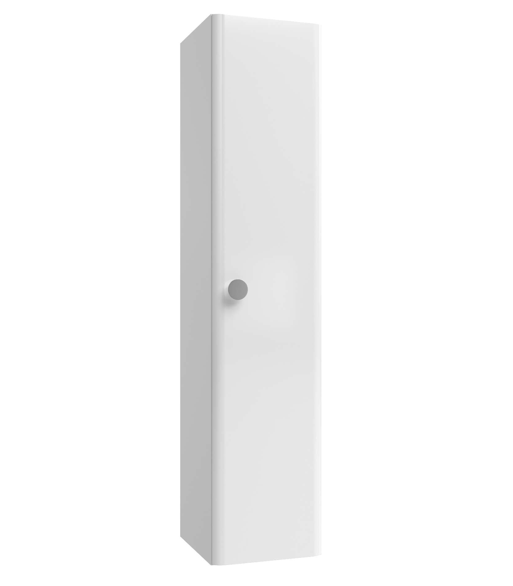welltime Hochschrank "Round" B/T/H: 35/35/160 cm, mit Soft-Close-Funktion, günstig online kaufen
