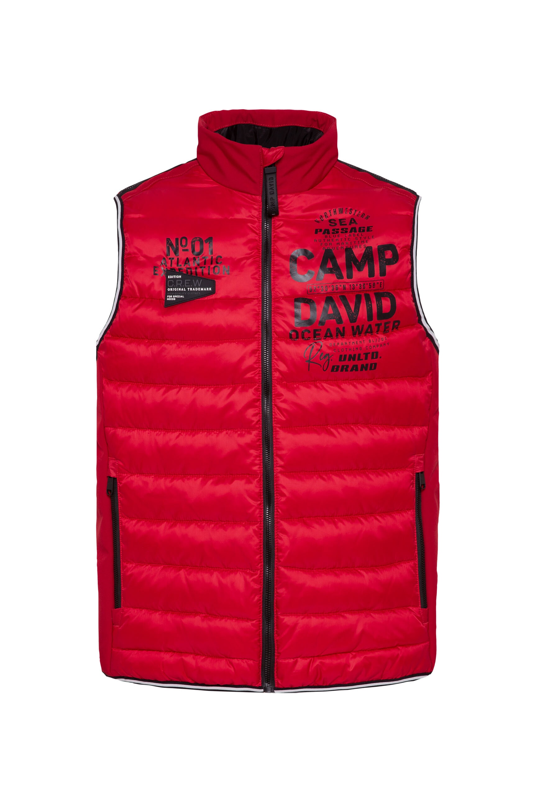 CAMP DAVID Steppweste, mit Windfangleiste günstig online kaufen