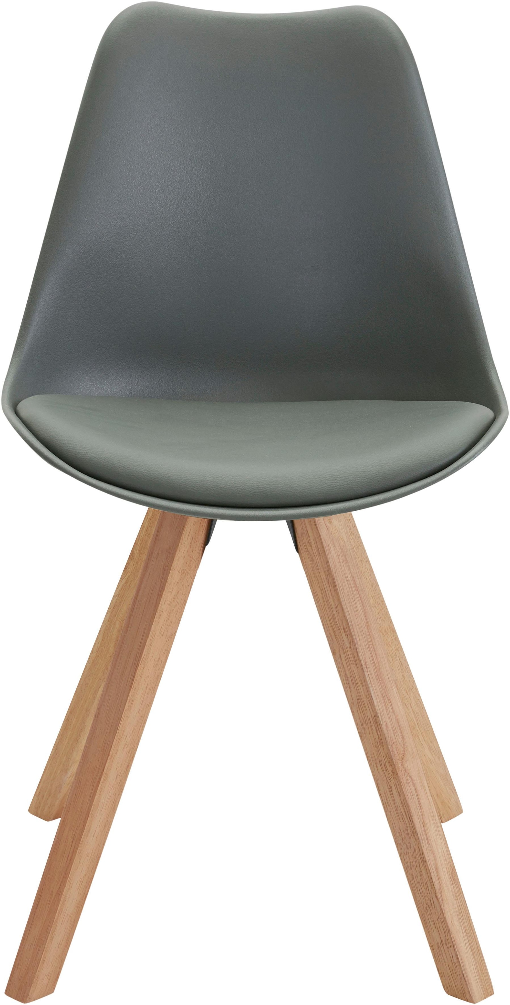 Homexperts Esszimmerstuhl »Kaja«, (Set), 2 St., Kunstleder, Sitzschale mit Sitzkissen in Kunstleder