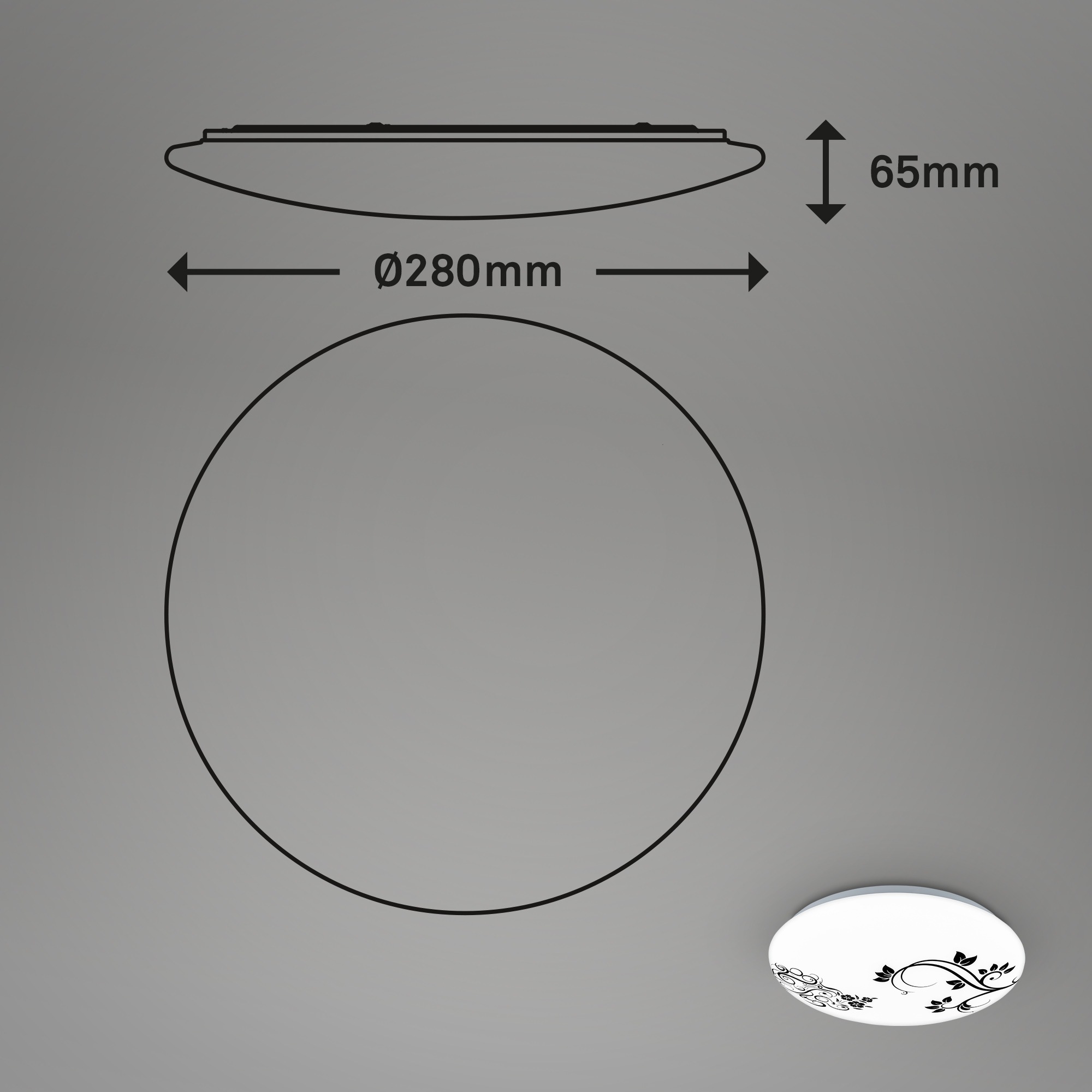 Briloner Leuchten LED Deckenleuchte »KORA«