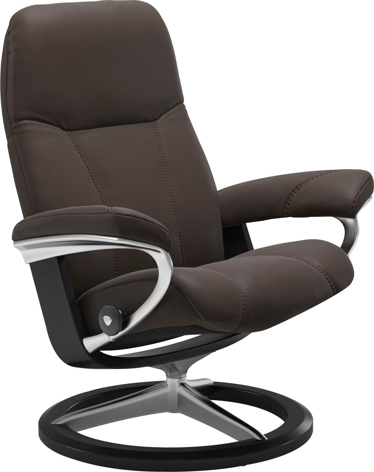 Stressless Relaxsessel "Consul" mit Signature Base, Größe S, Gestell Schwarz