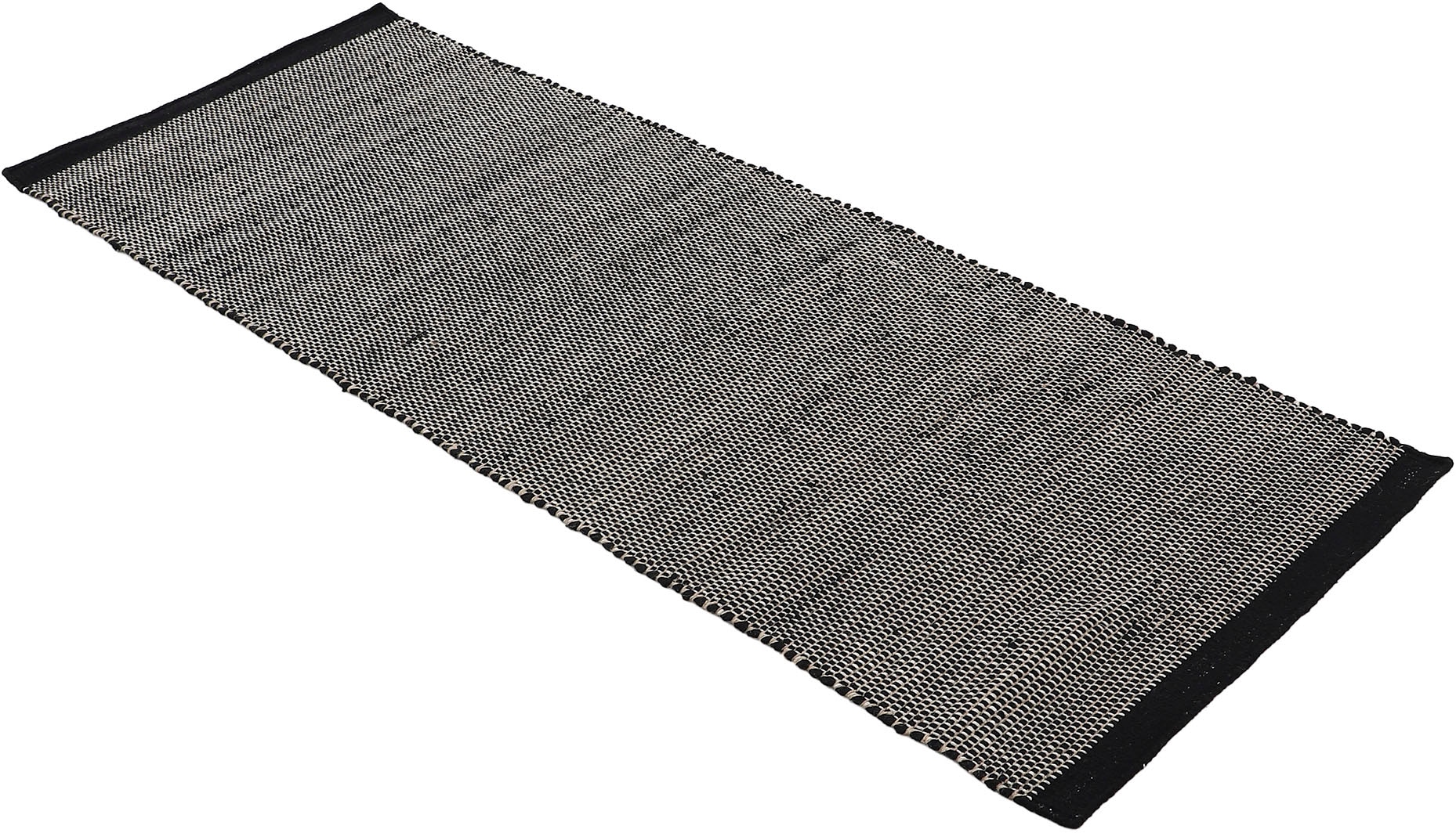 carpetfine Läufer »Mona«, rechteckig, 5 mm Höhe, Wendeteppich aus Wolle/Baumwolle