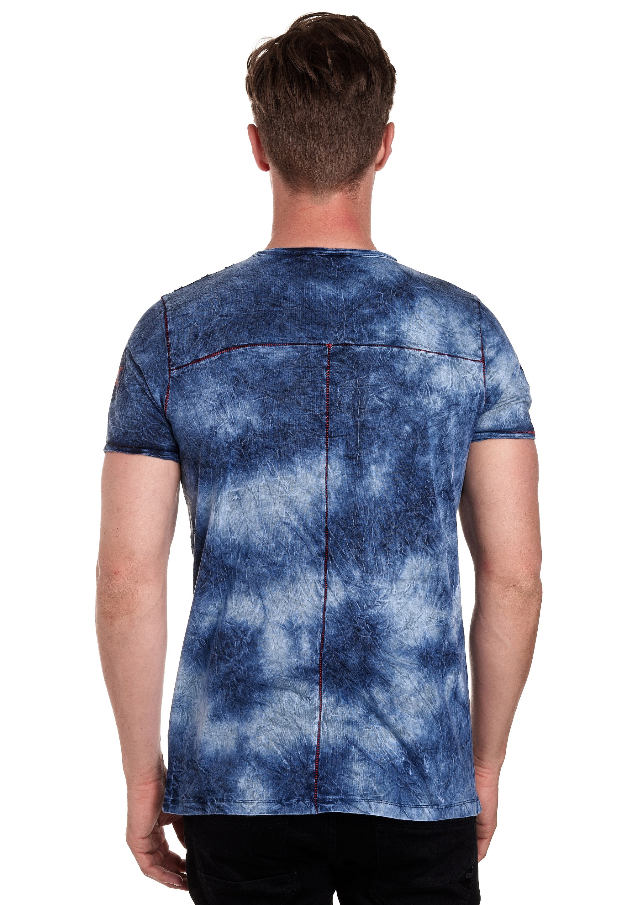 Rusty Neal T-Shirt, mit toller Batik-Optik
