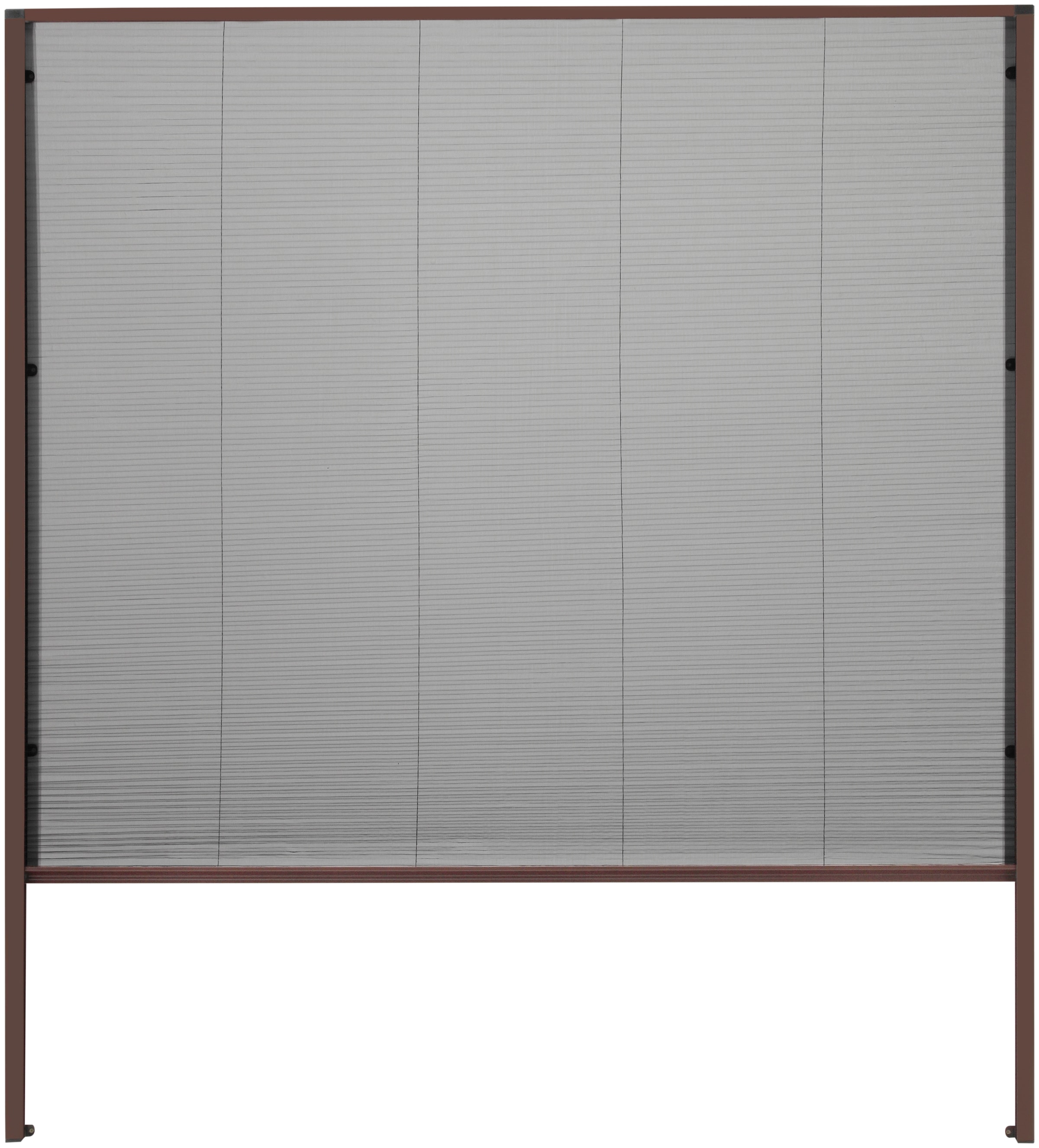 Insektenschutzrollo »für Dachfenster«, transparent, braun/schwarz, BxH: 160x180 cm