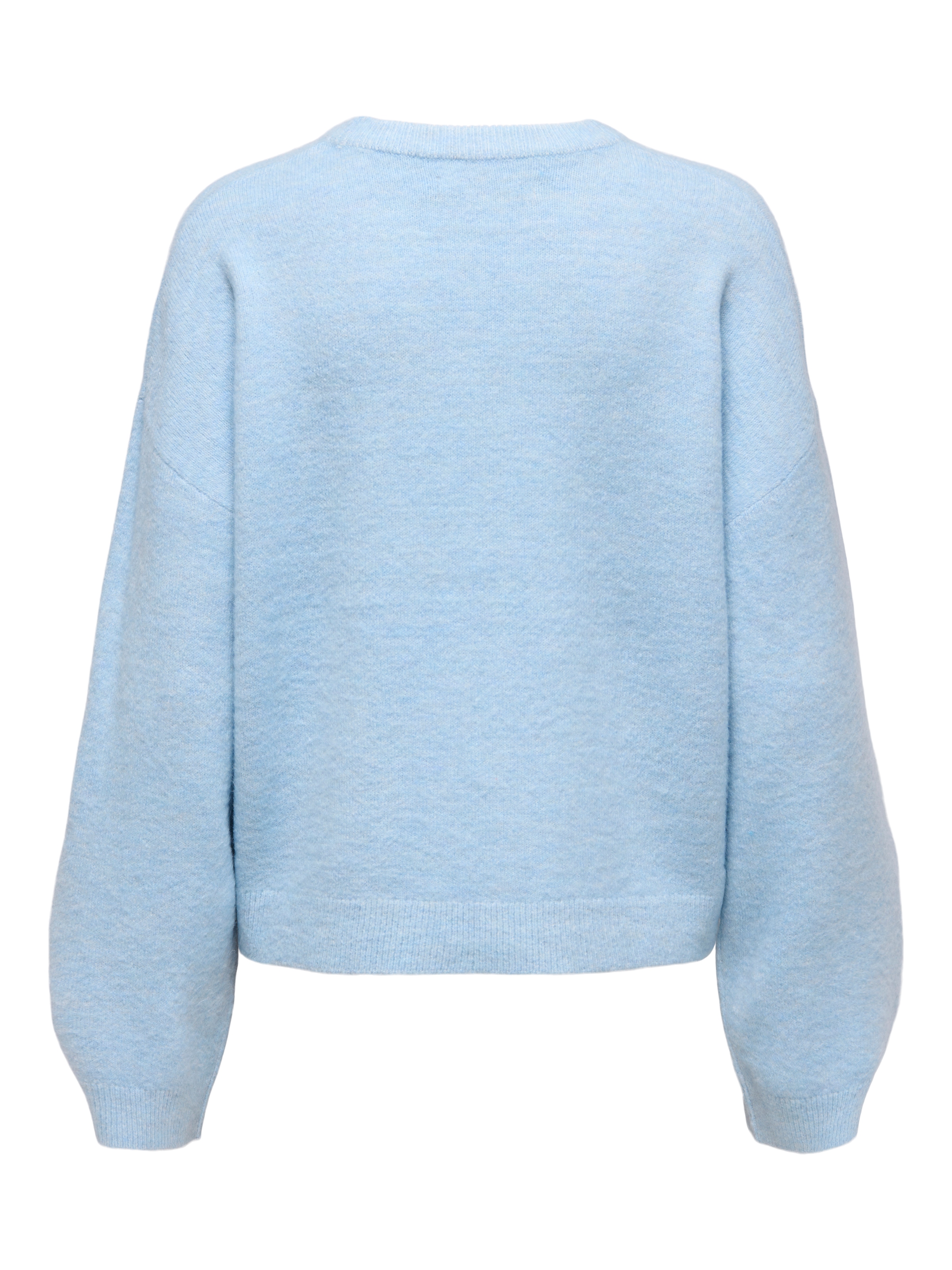 ONLY Rundhalspullover »ONLSIMONI L/S O-NECK PULLOVER KNT NOOS« Materialmix, regular fit