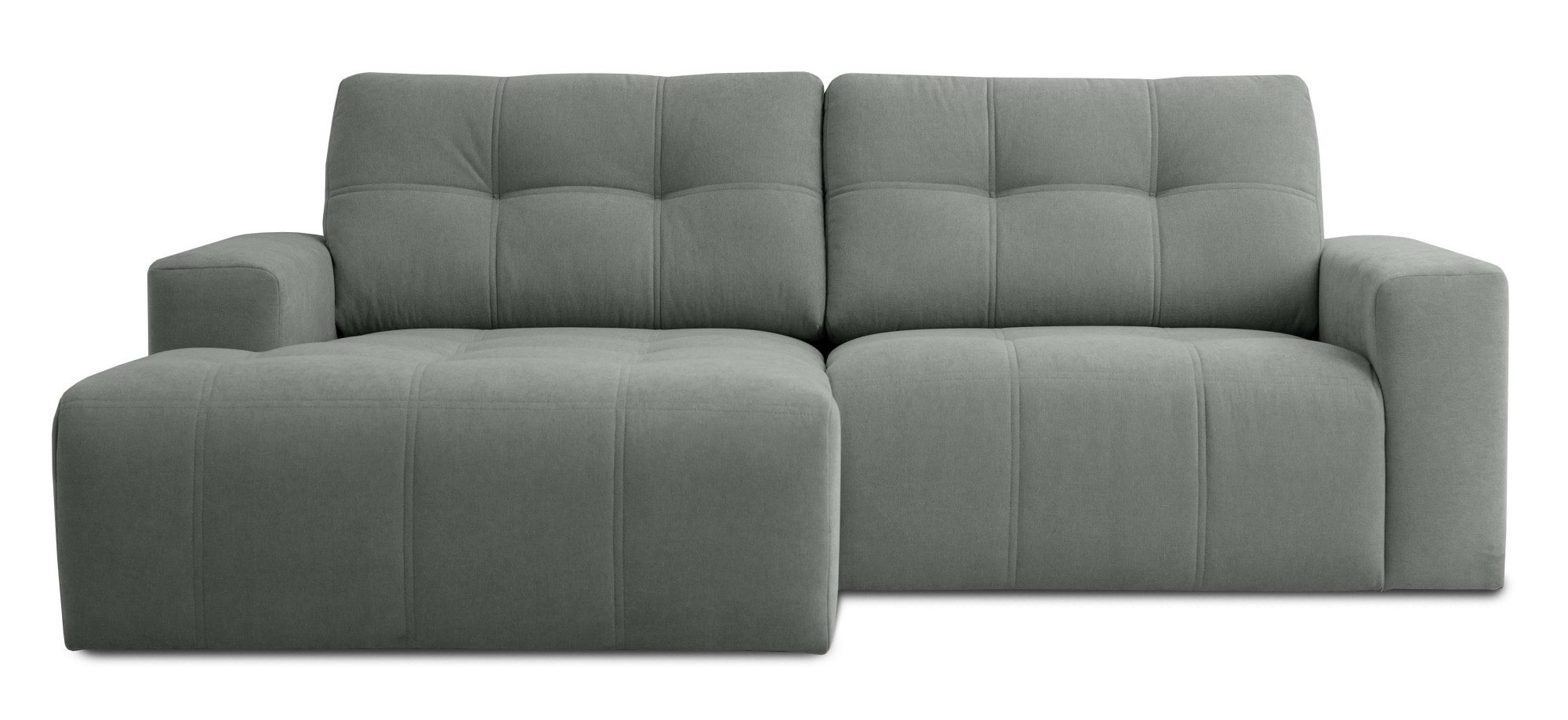 OTTO home Ecksofa "Turnon, Lounge-sofa, Breite 221 cm" Chenille, mit Knopf- und Doppelsteppung, elegantes Aussehen