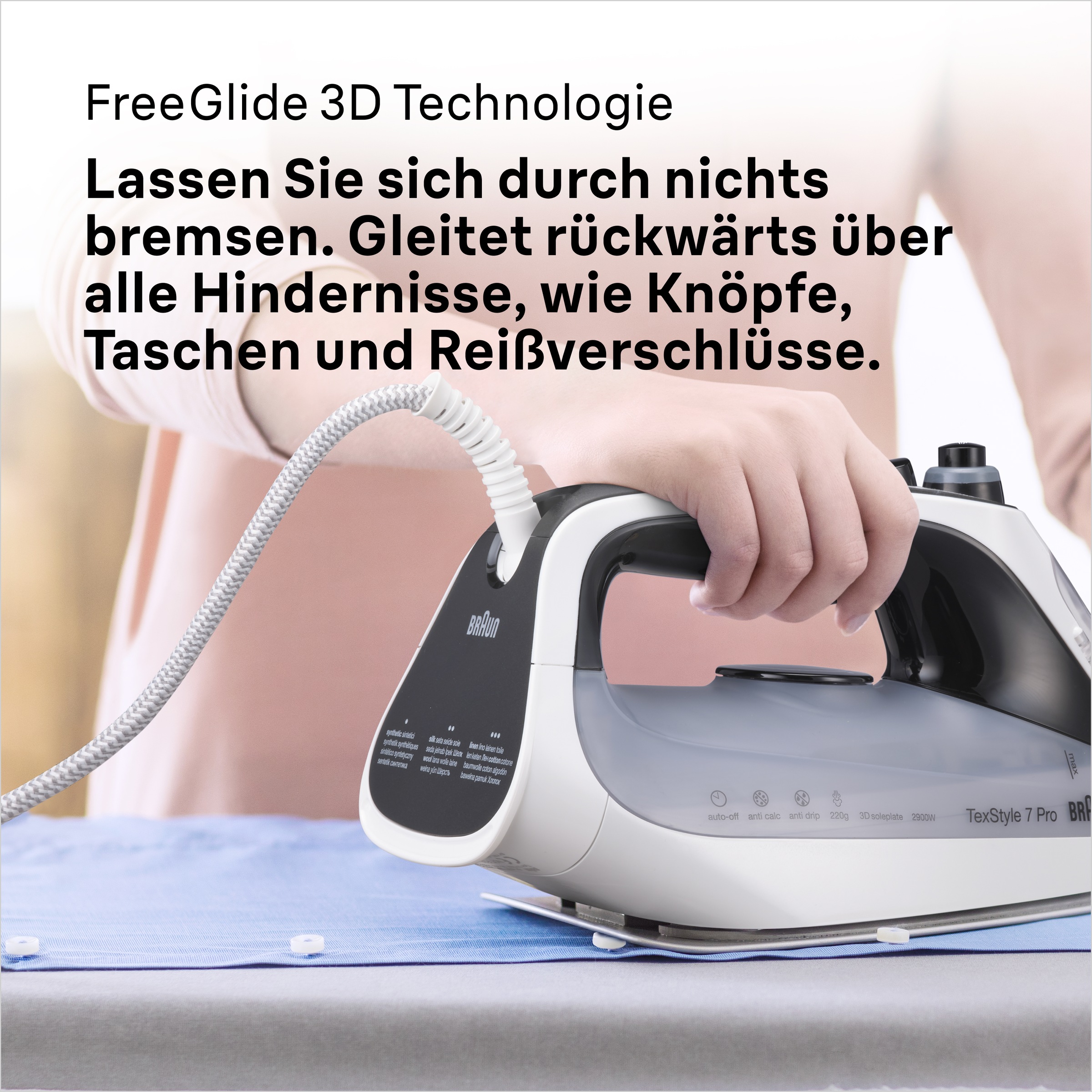 Braun Dampfbügeleisen »TexStyle SI 7149 WB«, 2900 W