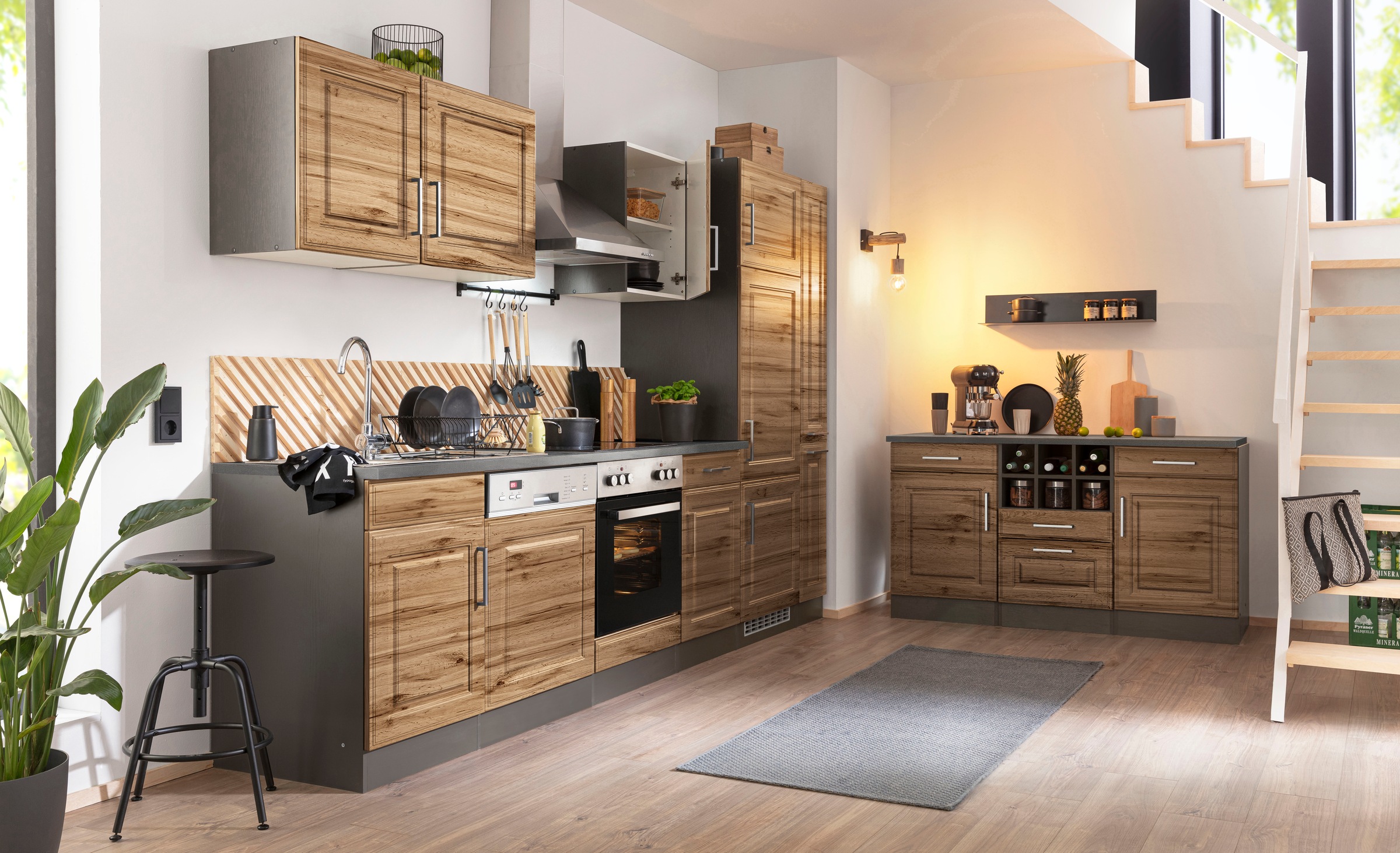HELD MÖBEL Unterschrank »Stockholm«, 150 cm breit, hochwertige MDF-Fronten mit Fräsung, viel Stauraum