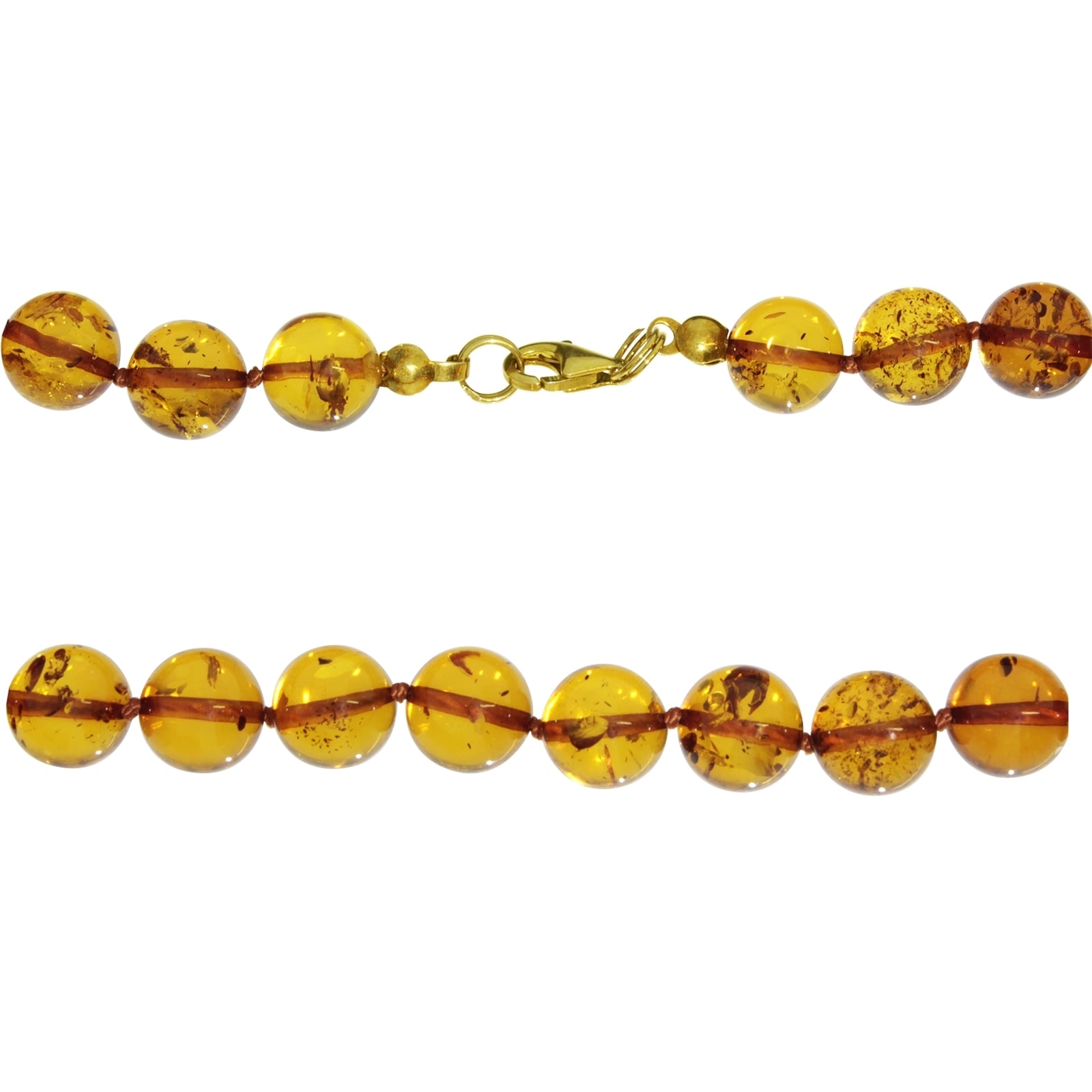 OSTSEE-SCHMUCK Gliederkette »Ostsee-Schmuck Kette Kugel 10 mm Kette Kugel 10 mm«, (1 tlg.)