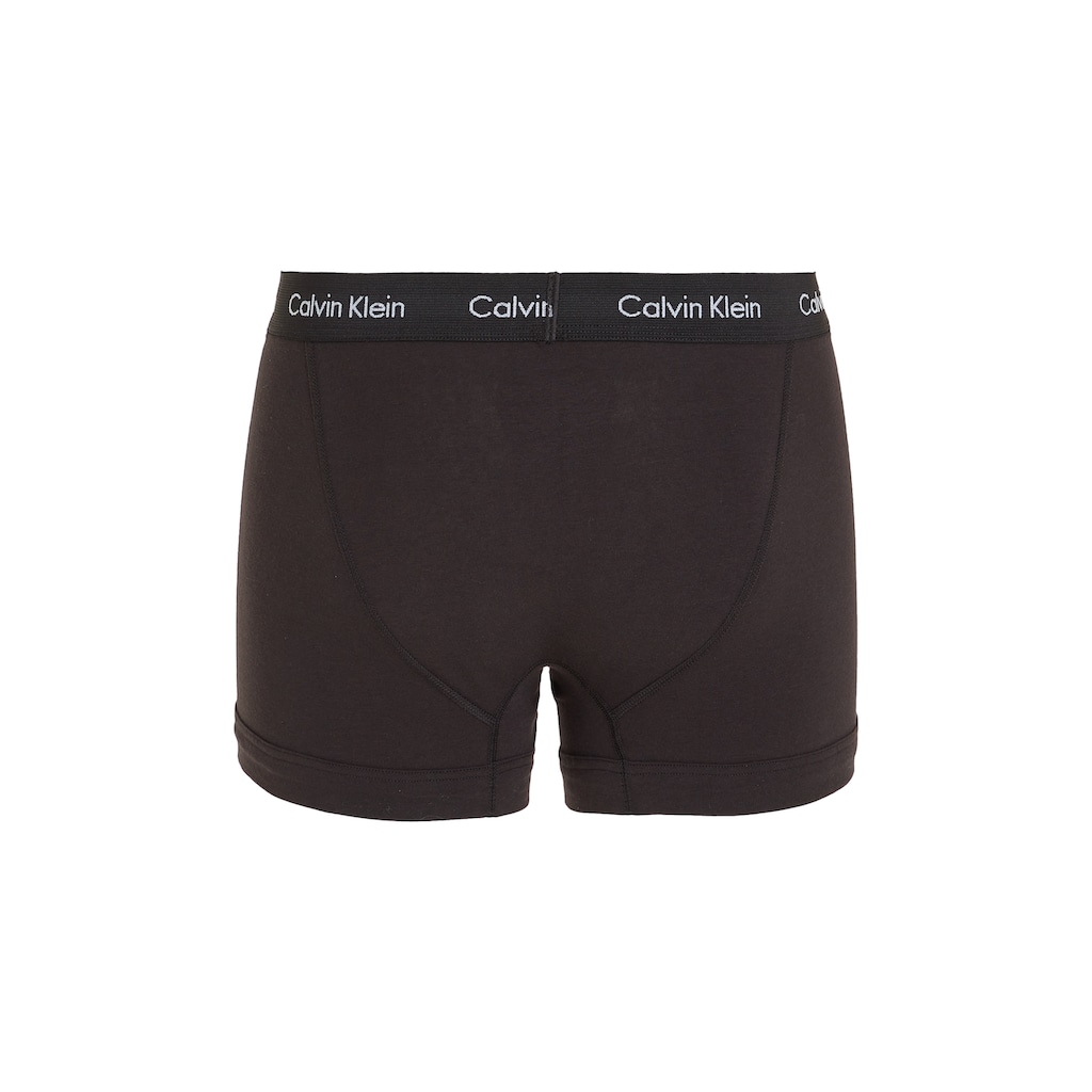 Calvin Klein Underwear Boxer, (3 St.), in blautönen mit Logo-Elastikbund