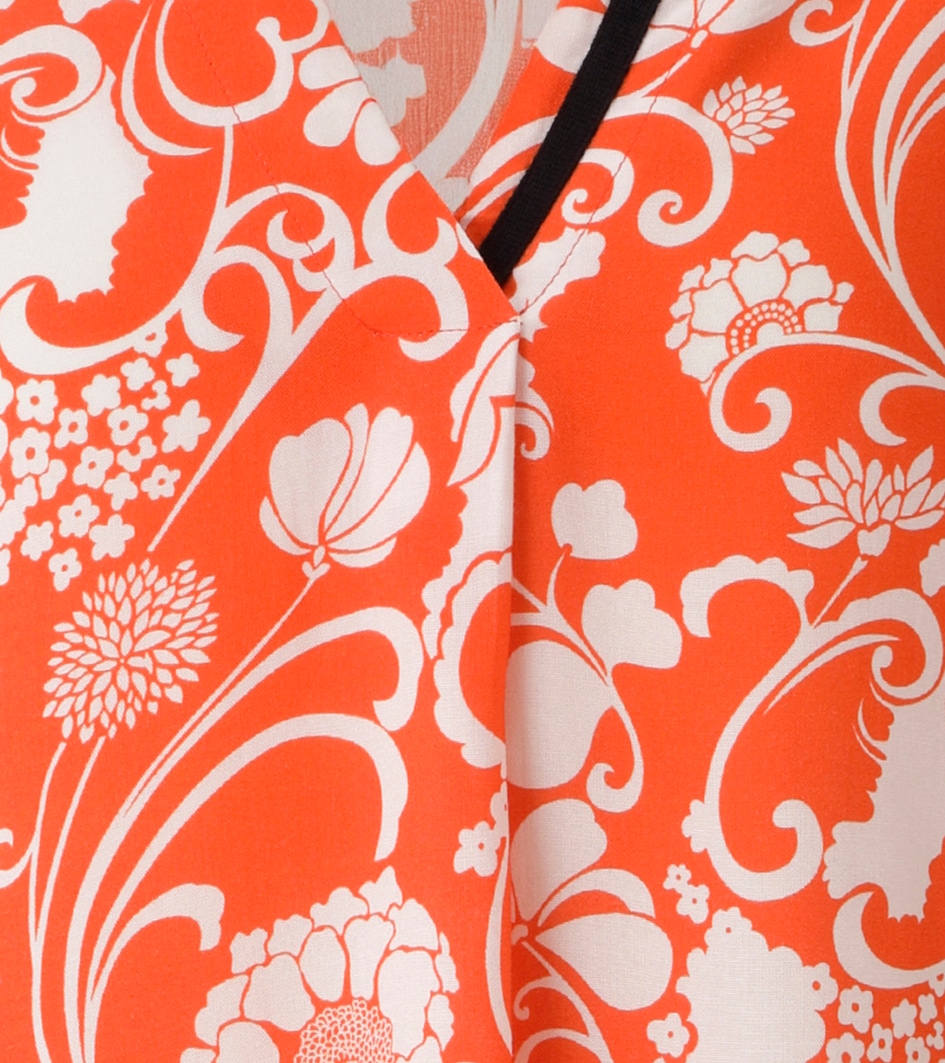 Aniston CASUAL Schlupfbluse mit fantasievollem, grafischen Blumendruck