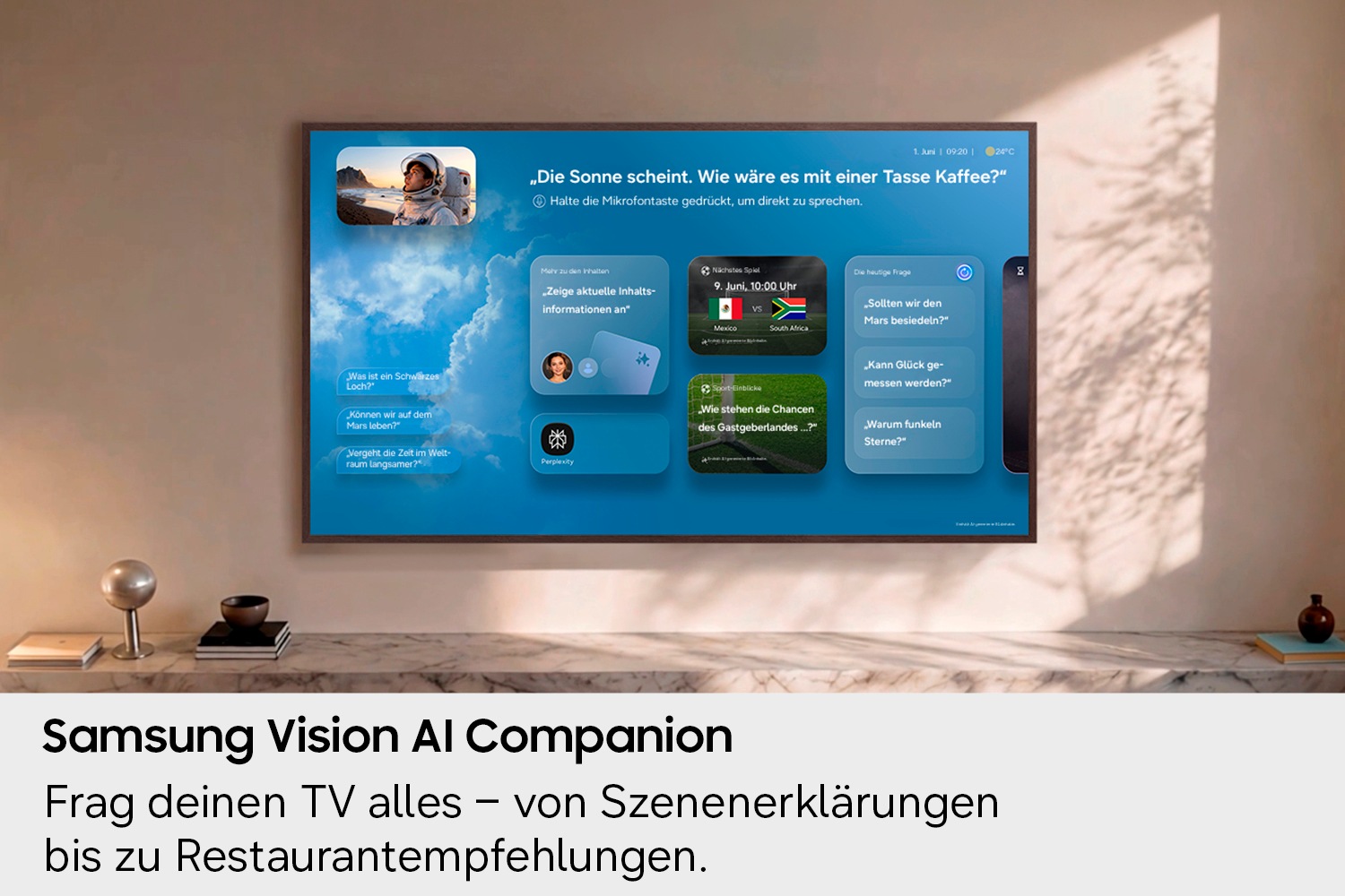 Samsung QLED-Fernseher »GQ65LS03HAU« 163 cm/65 ″ Smart-TV The Frame, Art Mode Kunstwerke, Antireflexion, Rahmen austauschbar