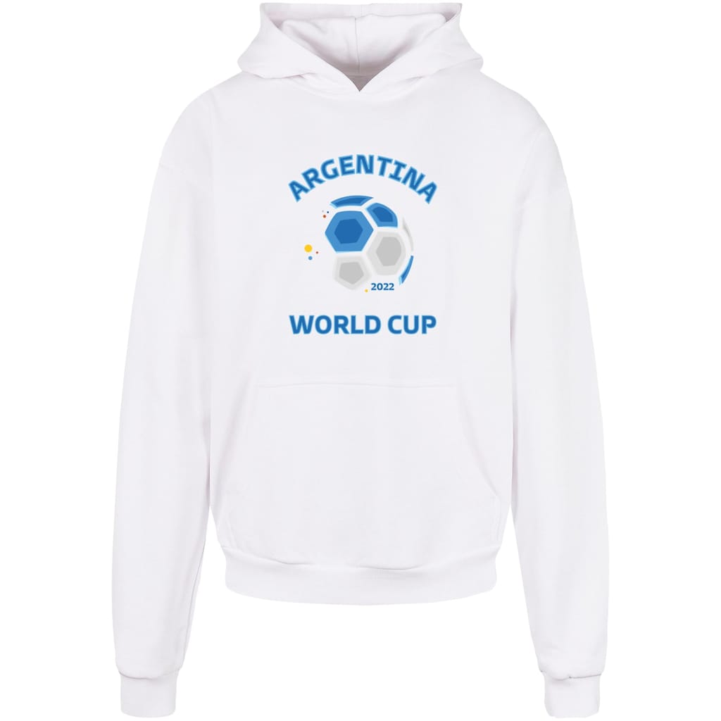 Merchcode Kapuzensweatshirt »Merchcode Herren Argentina World Cup Ultra Heavy Hoody«, (1 tlg.)
