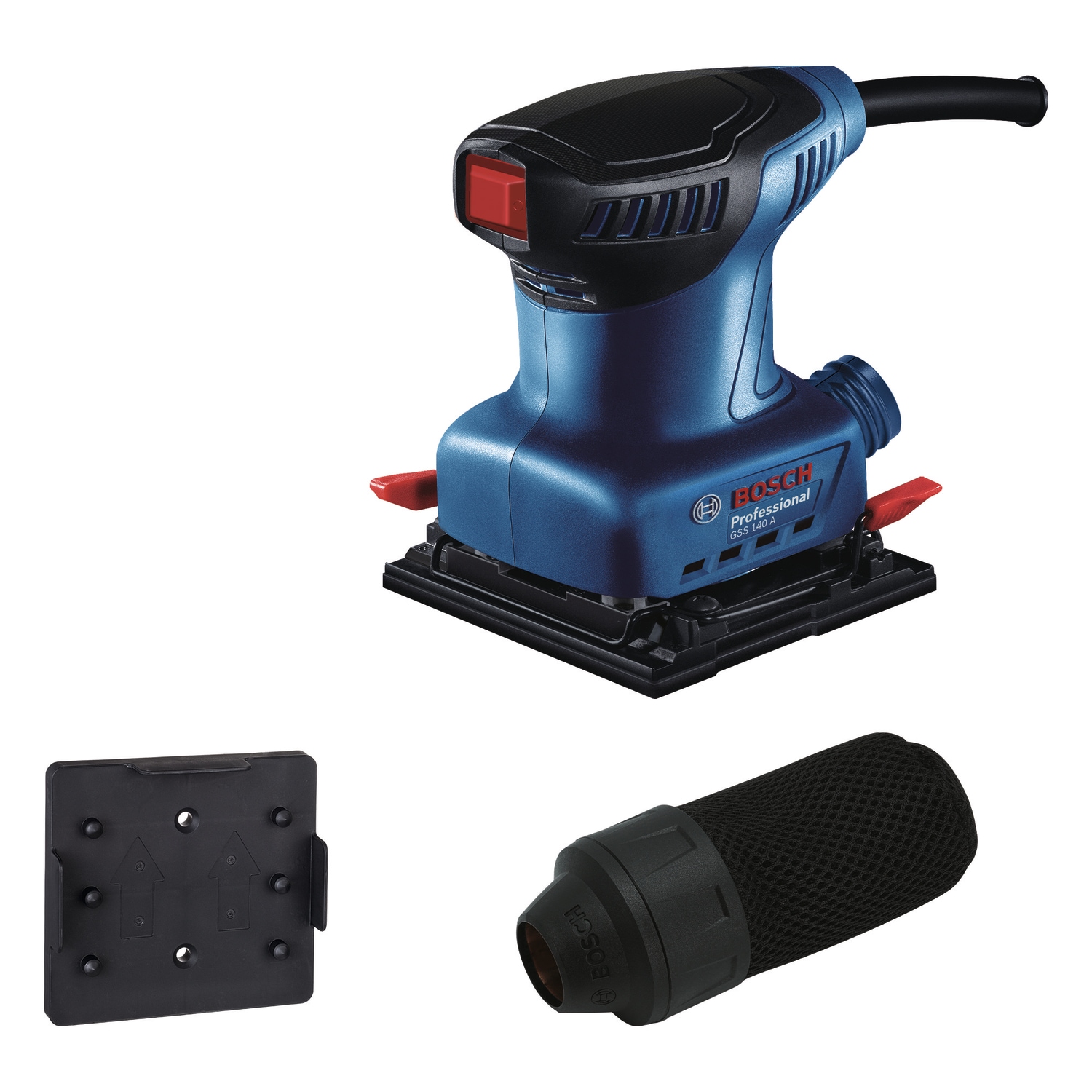 Bosch Professional Schwingschleifer ""GSS 140 A"" 220 W, ideal zum schleifen von Holz, Holzwerkstoffen und Putz