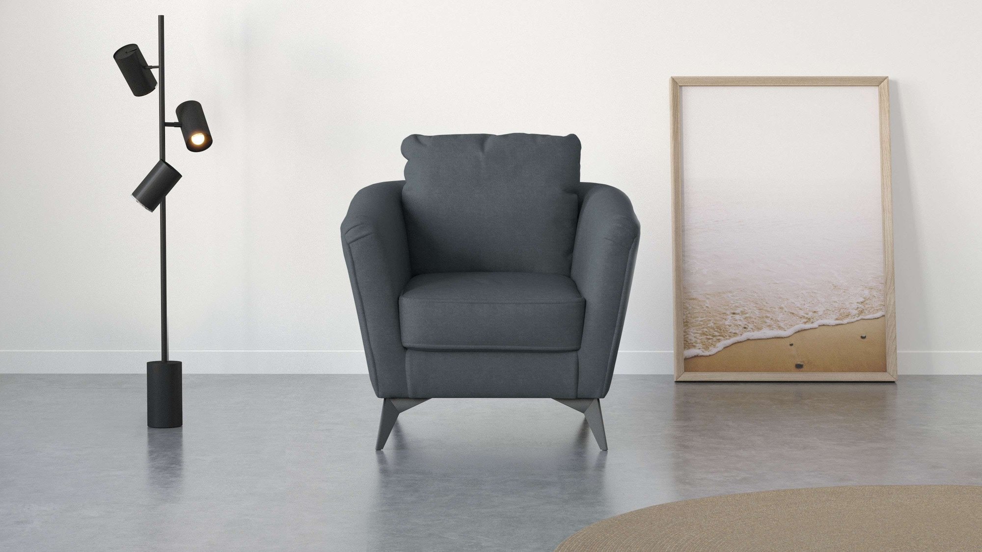 Places of Style Cocktailsessel "MATTHEW Sessel, Maße B/T/H: 83/85/88 cm", m günstig online kaufen
