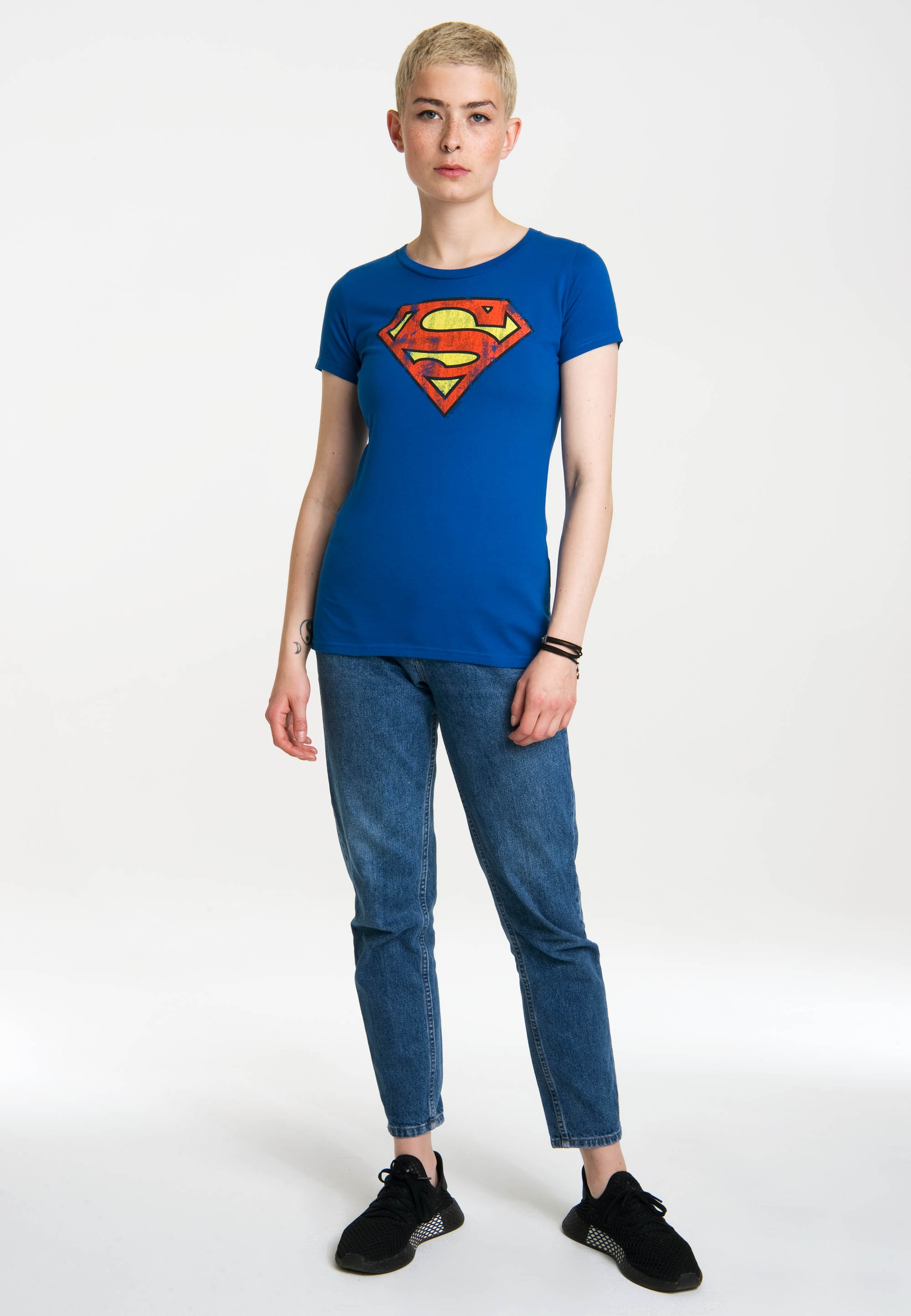 LOGOSHIRT T-Shirt »Superman«, | mit klassischem BAUR Print für bestellen