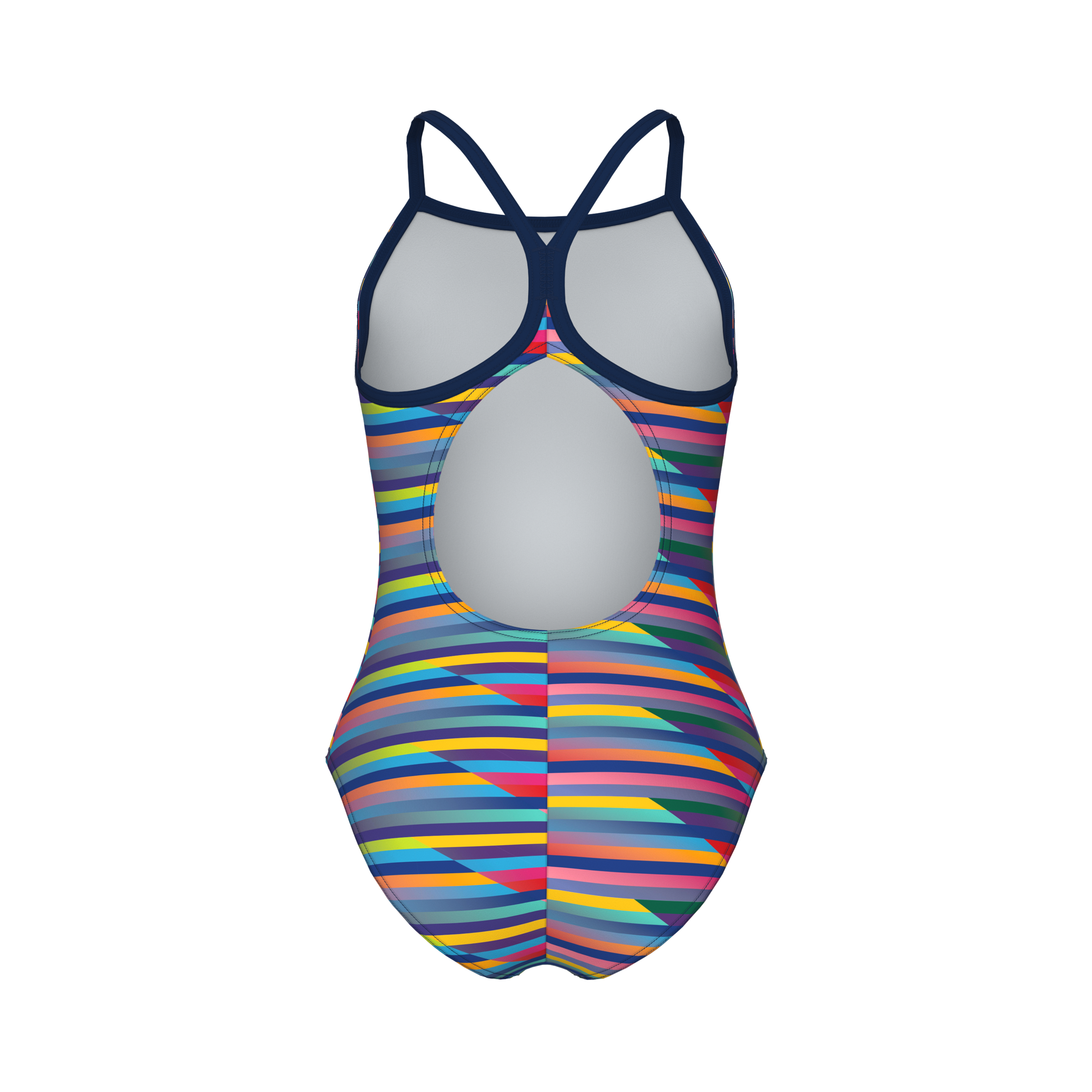 Arena Badeanzug »arena Performance Mädchen Racing Stripe Light Drop Back Badeanzug«, mit UV-Schutz UPF 50+