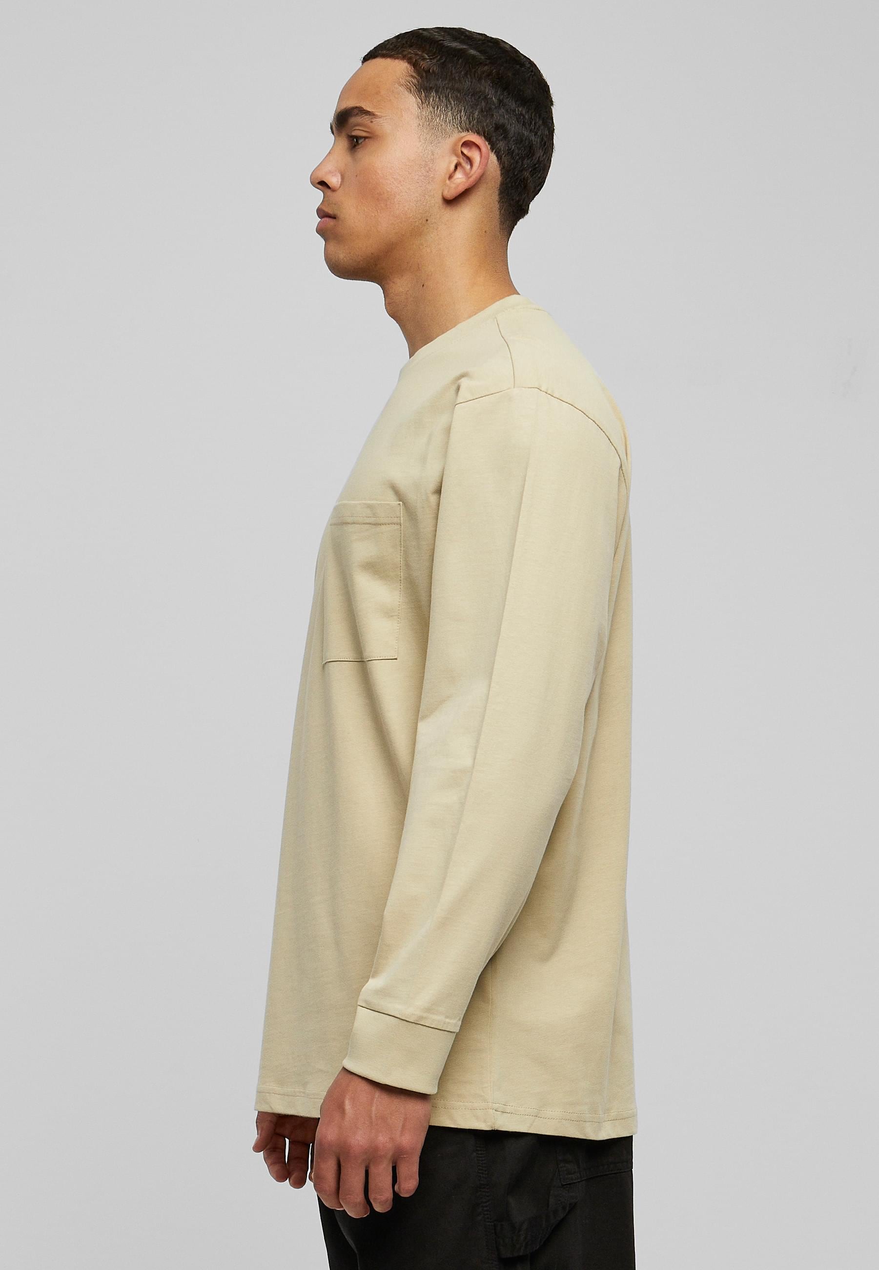 URBAN CLASSICS T-Shirt »Urban Classics Herren Heavy Oversized Pocket Longsleeve«, (1 tlg.)
