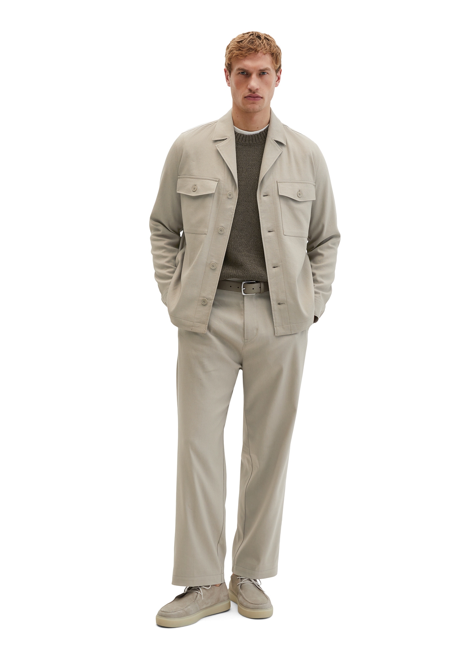 Marc O'Polo Kurzjacke »aus weichem Funktionsleinen« ohne Kapuze