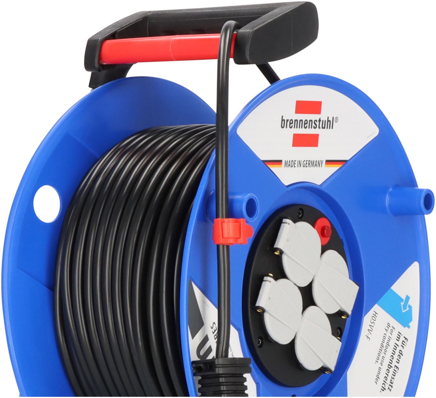 Brennenstuhl Stromkabel »Garant Kabeltrommel 50 m H05VV-F 3G1,5« Typ F (Schuko) 5.000 cm