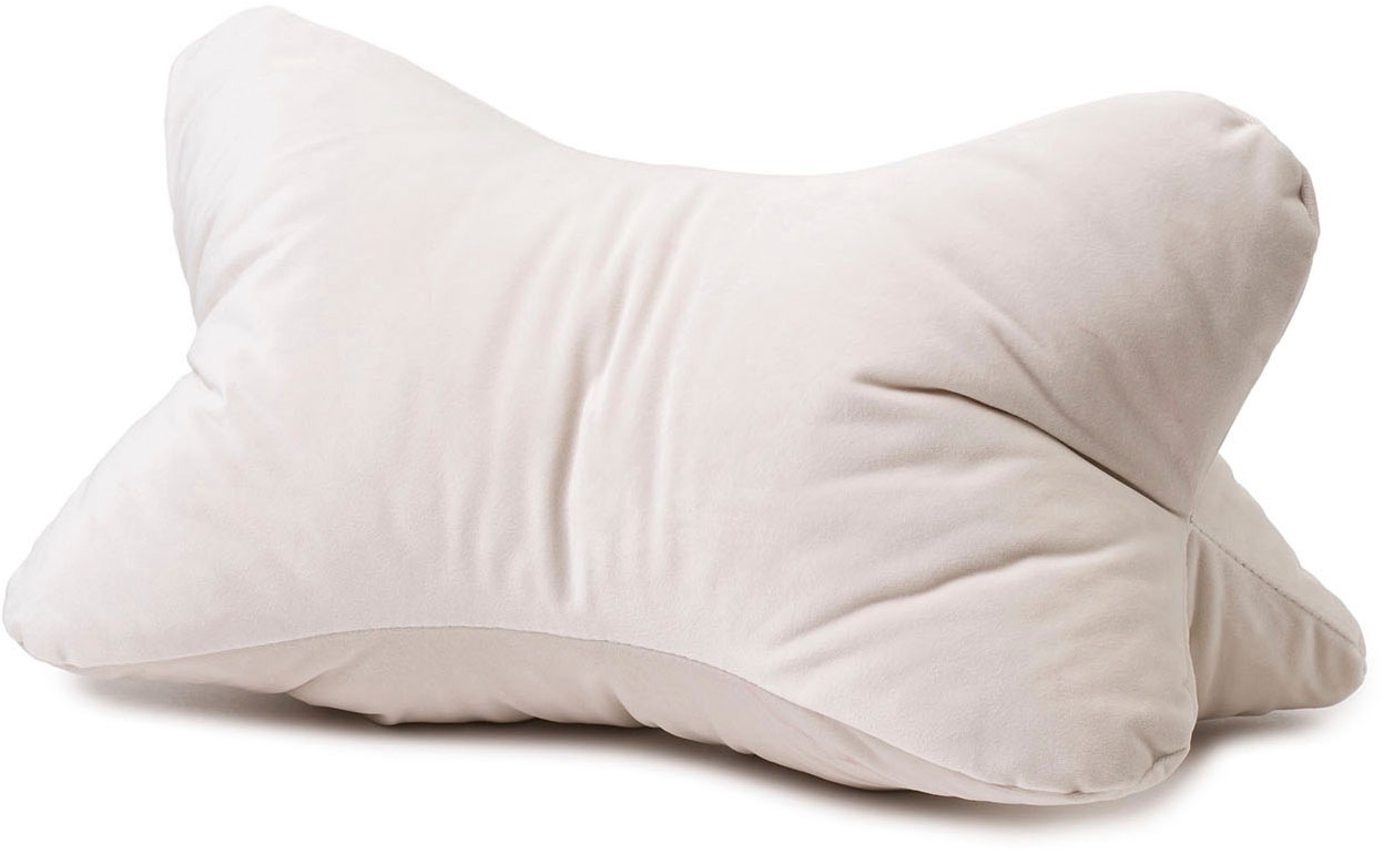 Nackenkissen GÖZZE, B:40cm H:19cm L:25cmcreme, Polyester, Funktionskissen, "Lesekissen California"