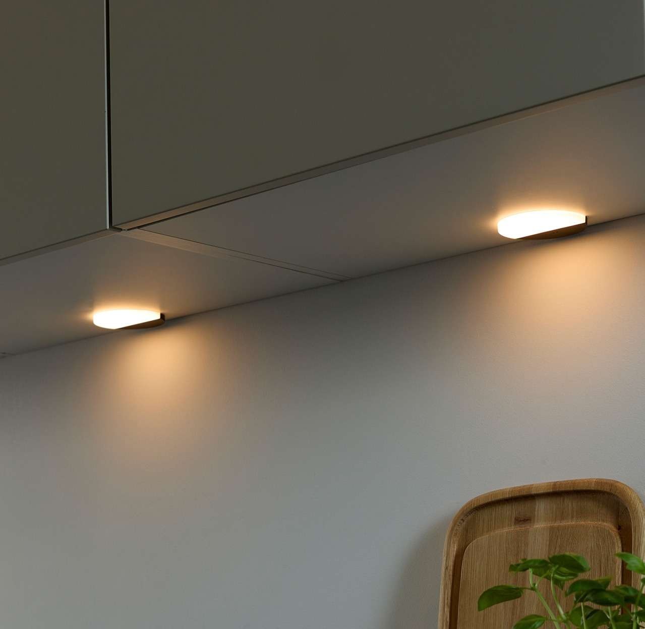 LOEVSCHALL Unterschrankleuchte "Polaris Set in versch. Varianten, Unterbauleuchte, Unterschrankleuchte", H: 0,65cm, 3 Setschwarz, Küche, Leuchten,