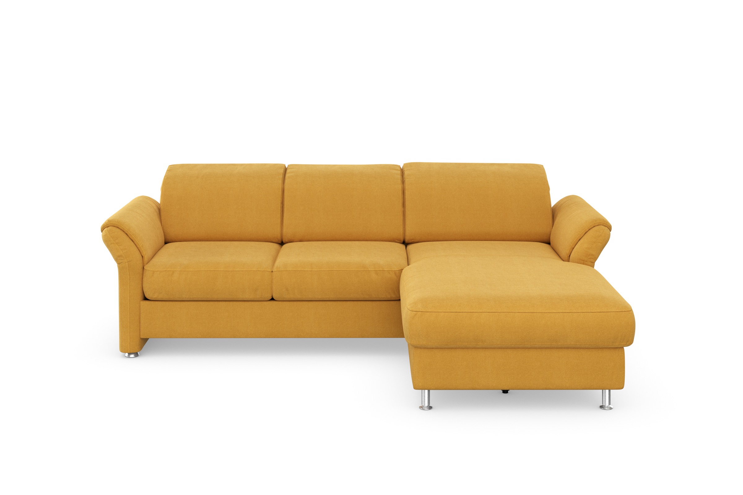 sit&more Ecksofa »Apulia L-Form«, wahlweise Bettfunktion, Bettkasten und Kopf- und Armteilverstellung