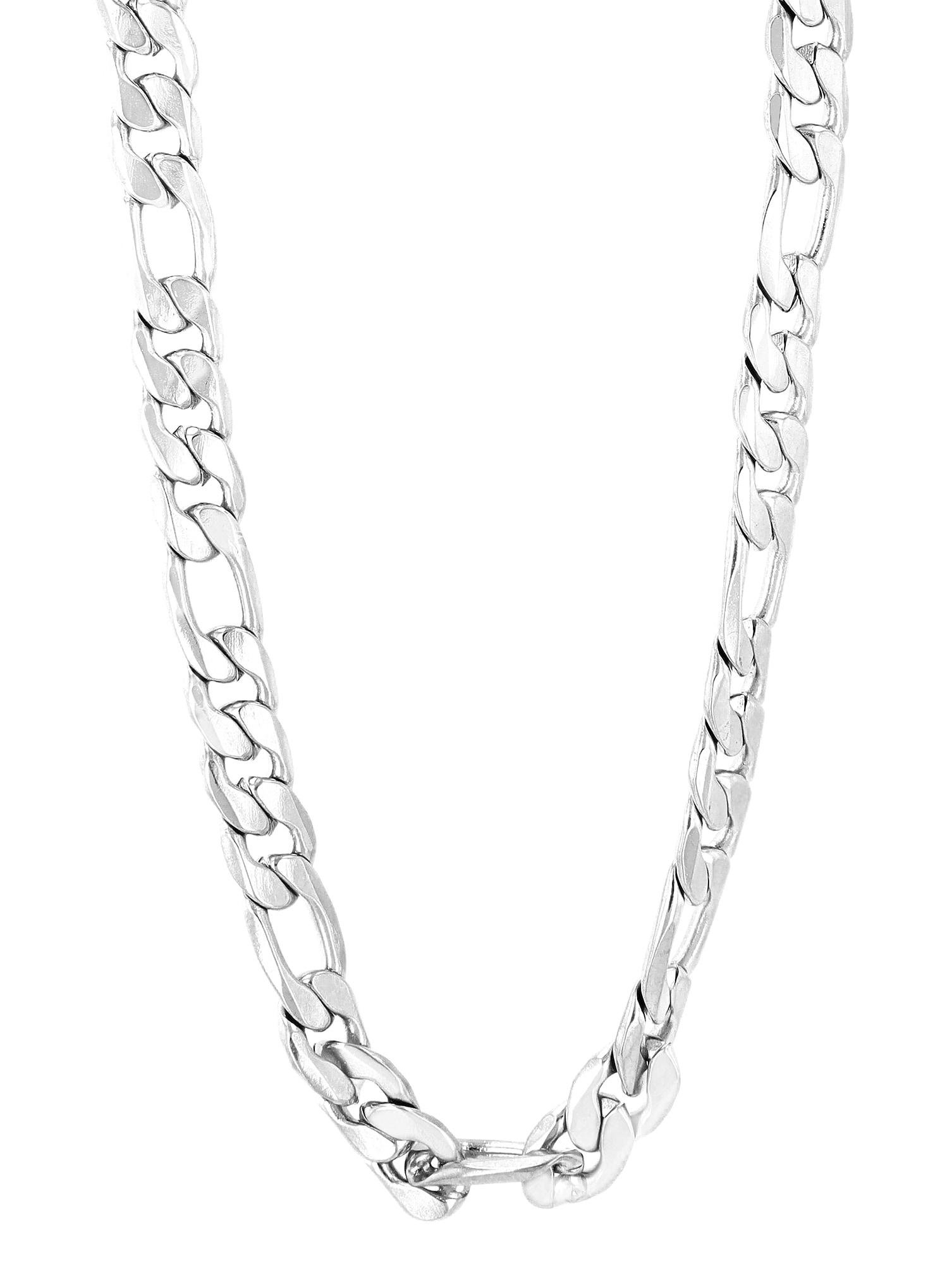 Adelia´s Kette ohne Anhänger »Unisex Halskette – Figarokette aus Edelstahl« Zum Verschenken an Menschen, die Ihnen am Herzen liegen