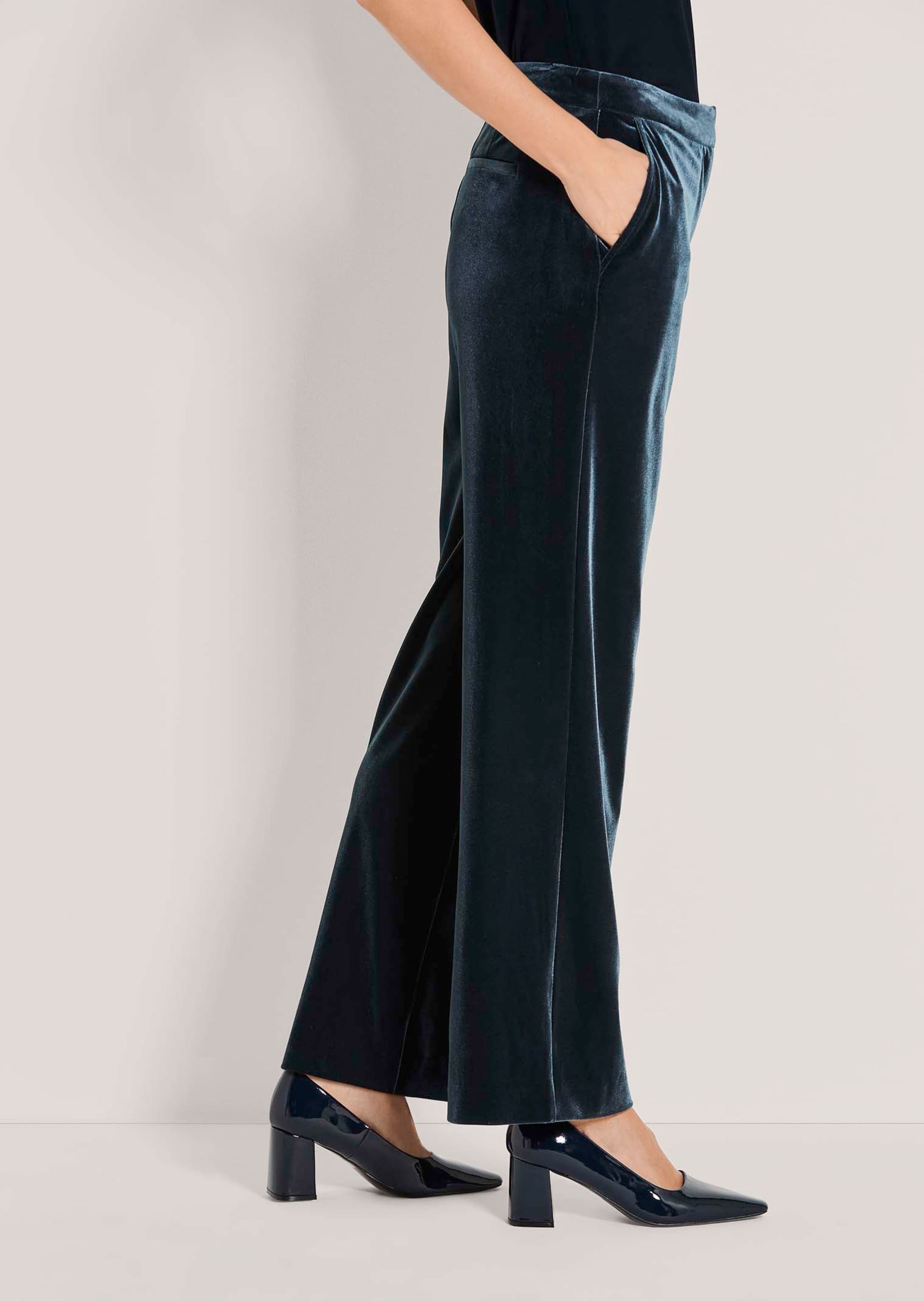 MADELEINE Palazzohose »Samthose Samthose«