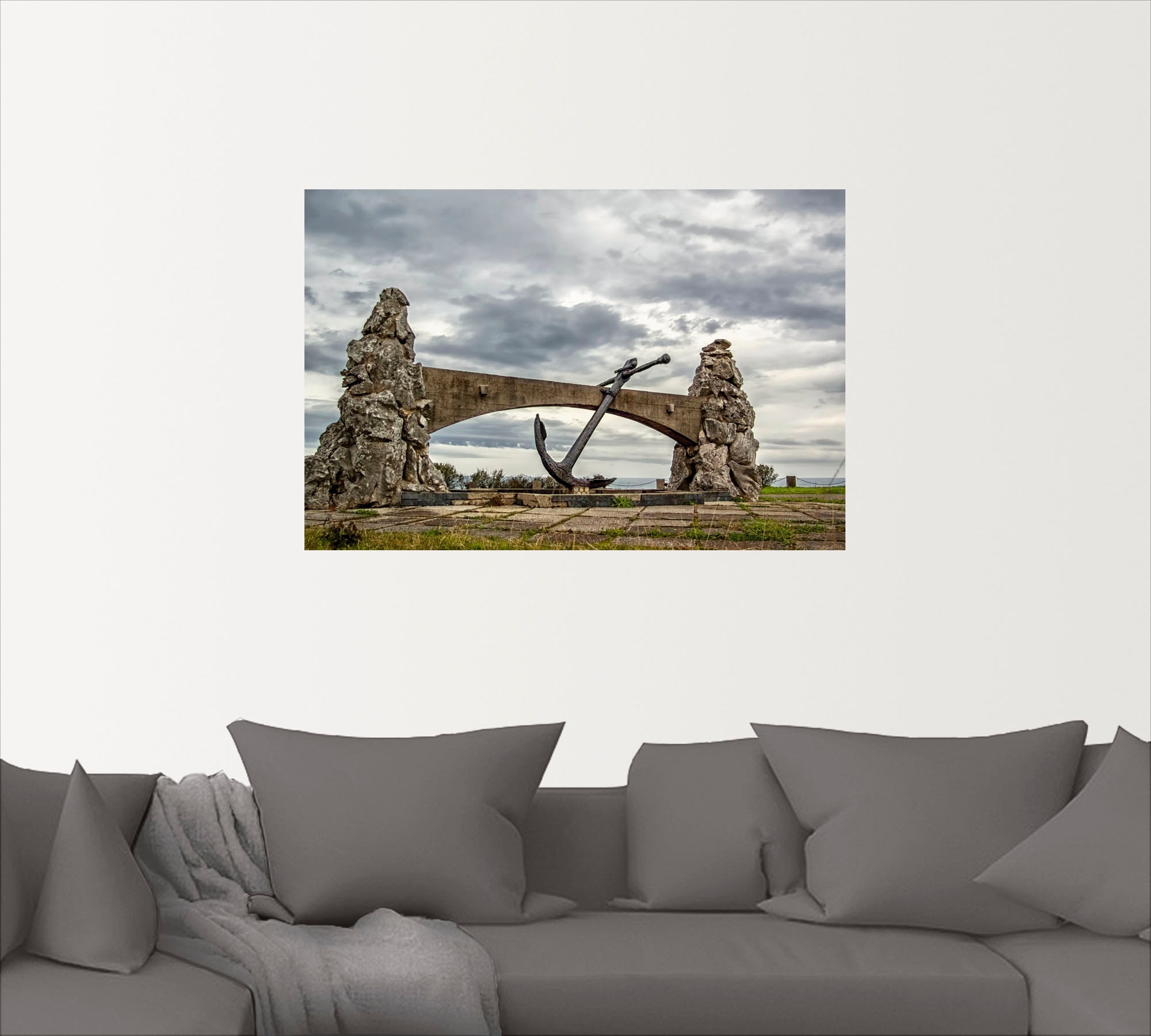 Artland Wandbild »Arco de Ancla - Nordspanien«, Architektonische Elemente, (1 St.), als Alubild, Leinwandbild, Wandaufkleber oder Poster in versch. Größen