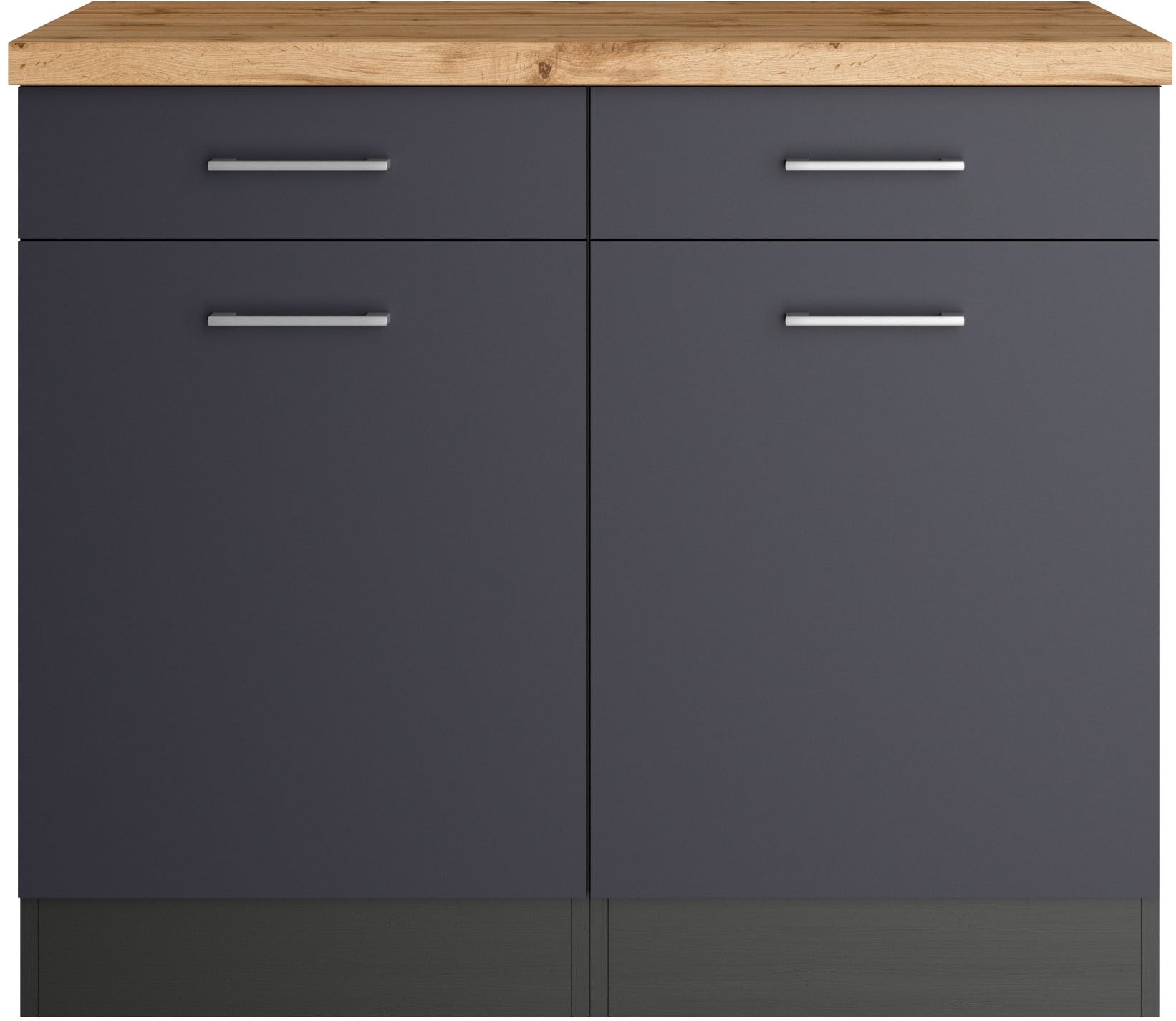 KOCHSTATION Unterschrank »KS-Milan« Unterschrank 100 cm, matte oder hochglänzende Fronten