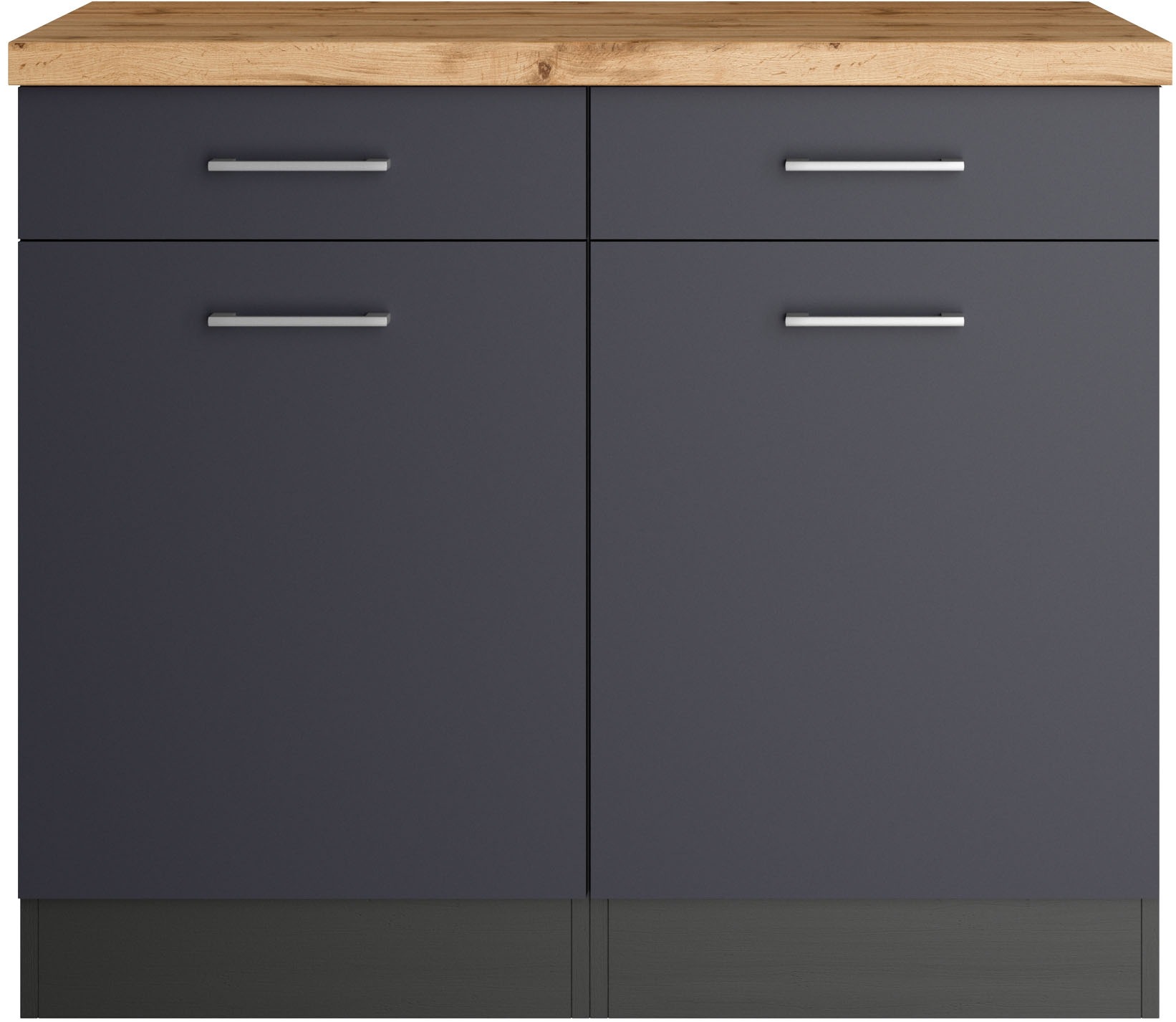 KOCHSTATION Unterschrank "KS-Milan", HELD Möbel, Unterschrank 100 cm, matte günstig online kaufen