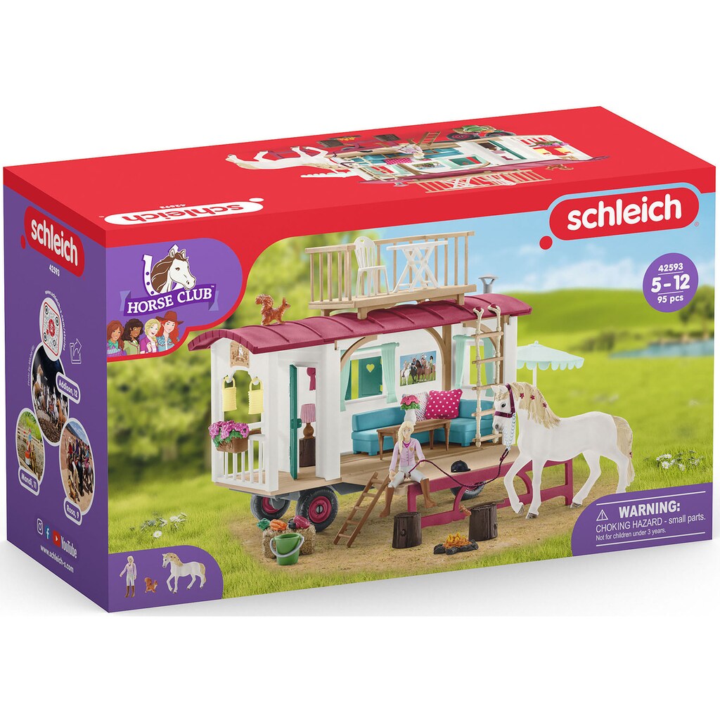 Schleich® Spielwelt »HORSE CLUB, Wohnwagen für geheime Club-Treffen (42593)«