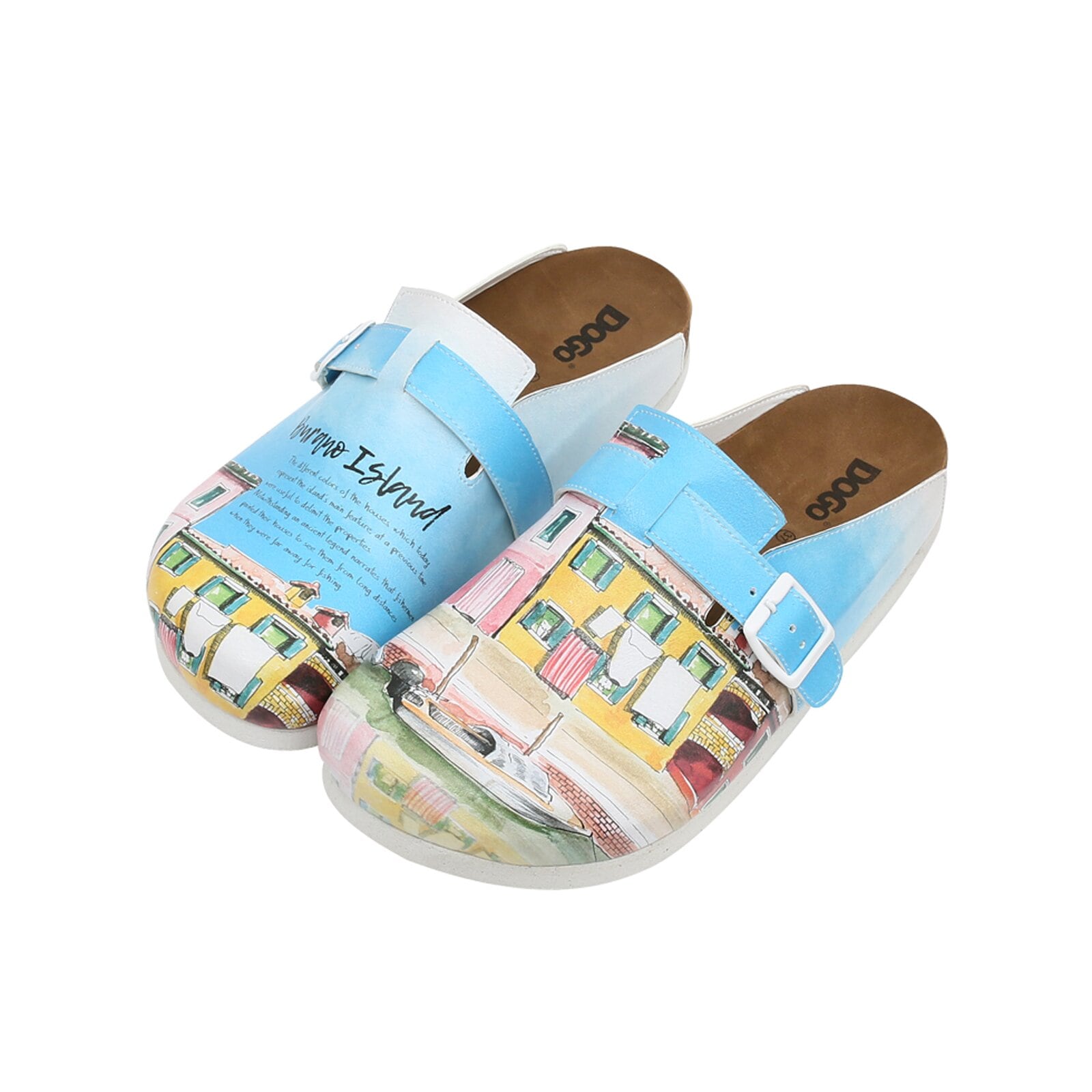 DOGO Badeschuh »Damen Comfie Burano Island Vegan Damen Hausschuhe / Female«, Vegan