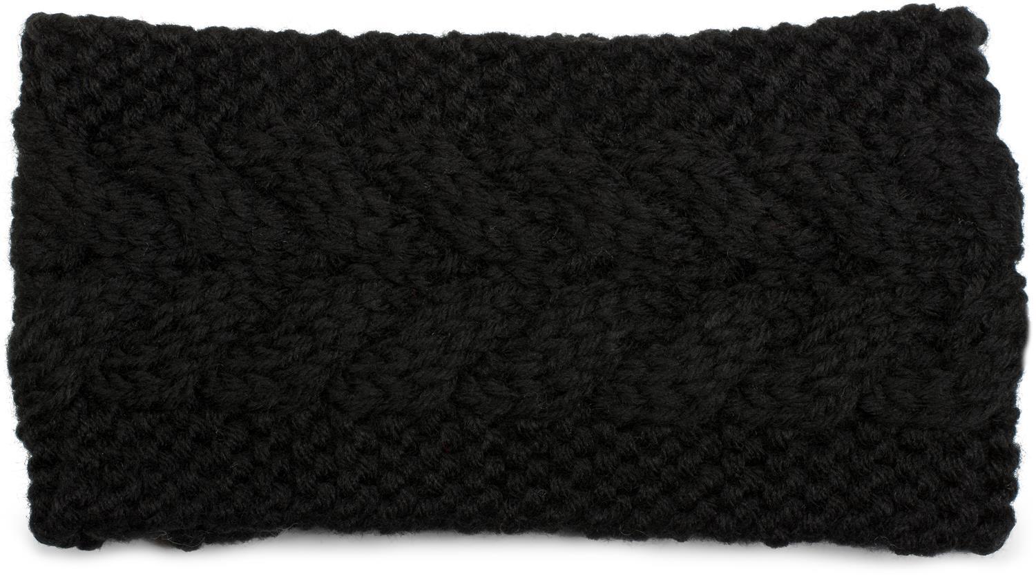 styleBREAKER Stirnband "Grobstrick Stirnband mit Zopfmuster" 1 Stk.