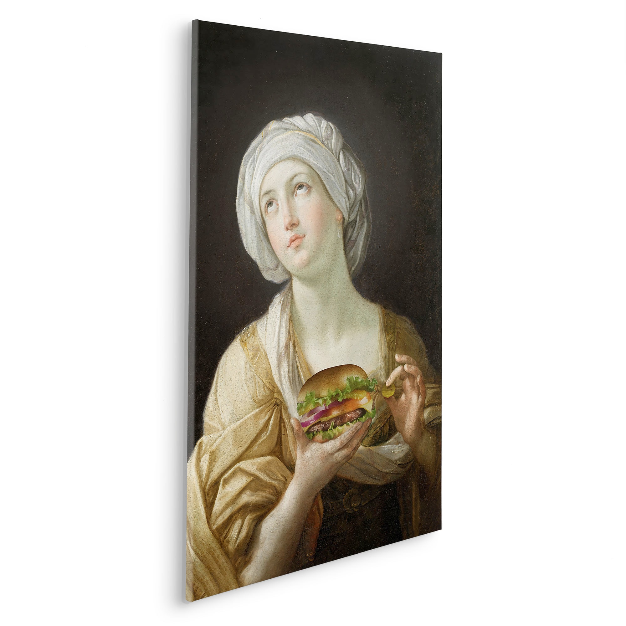 Komar Leinwandbild "Heal-thy Burger - Größe 60 x 90 cm", Natur, (1 St.), Ke günstig online kaufen