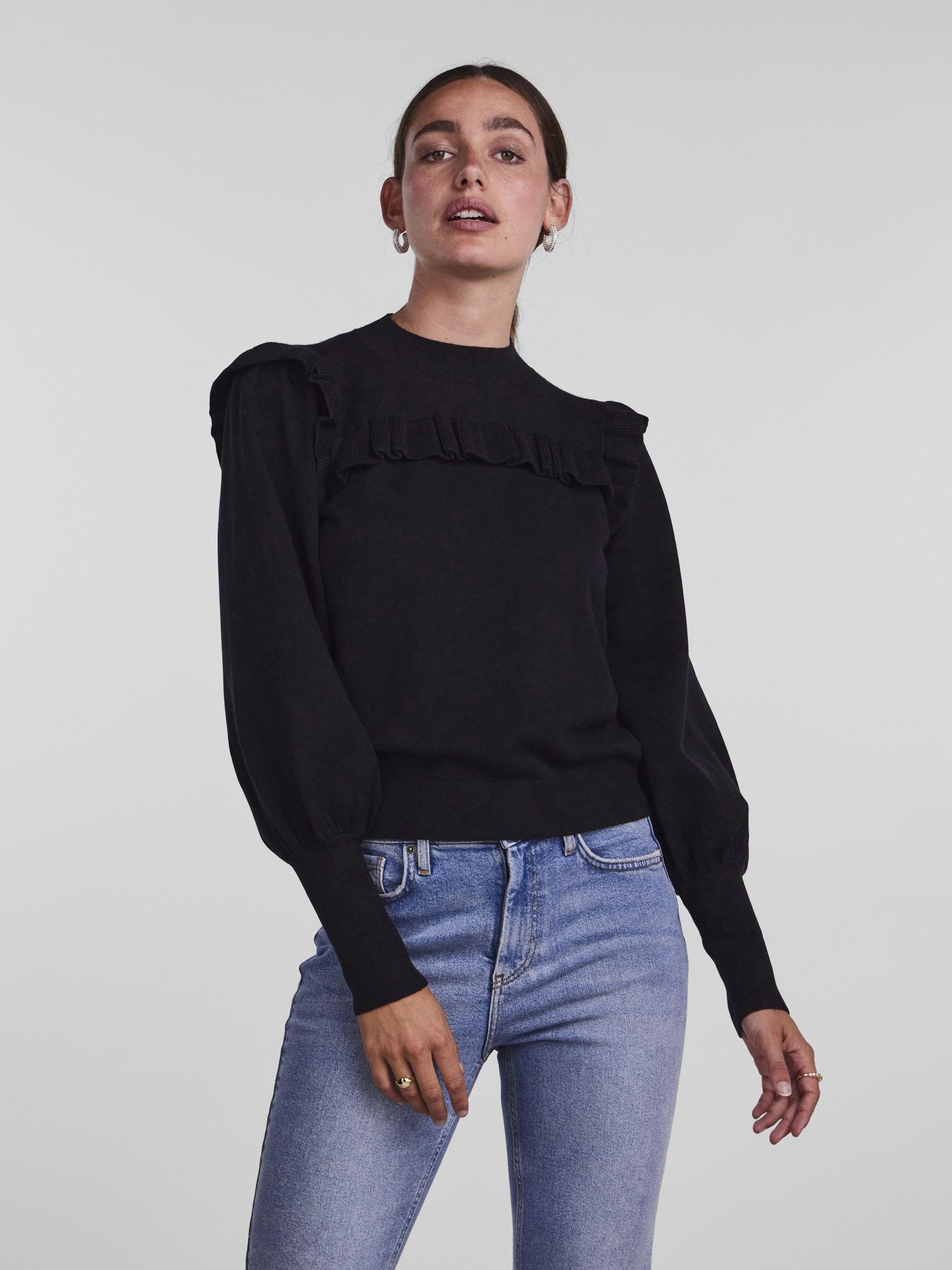 Y.A.S Stehkragenpullover »YASJUM LS KNIT PULLOVER S. NOOS«