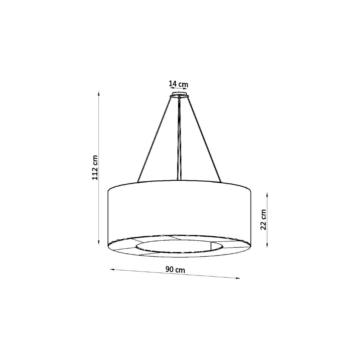 SOLLUX lighting Kronleuchter »SATURNO«, 8 flammig, Leuchtmittel E27 | ohne Leuchtmittel, Slush -Einstellung