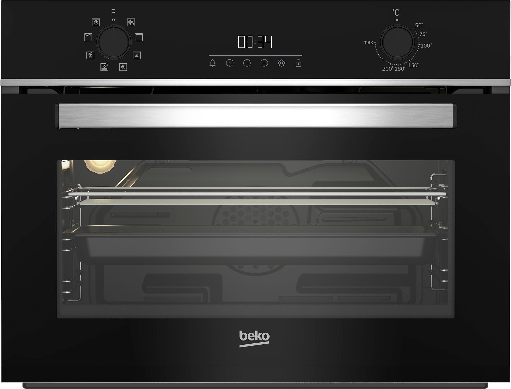 BEKO Einbaubackofen "BBCM13300X" mit SteamShine günstig online kaufen