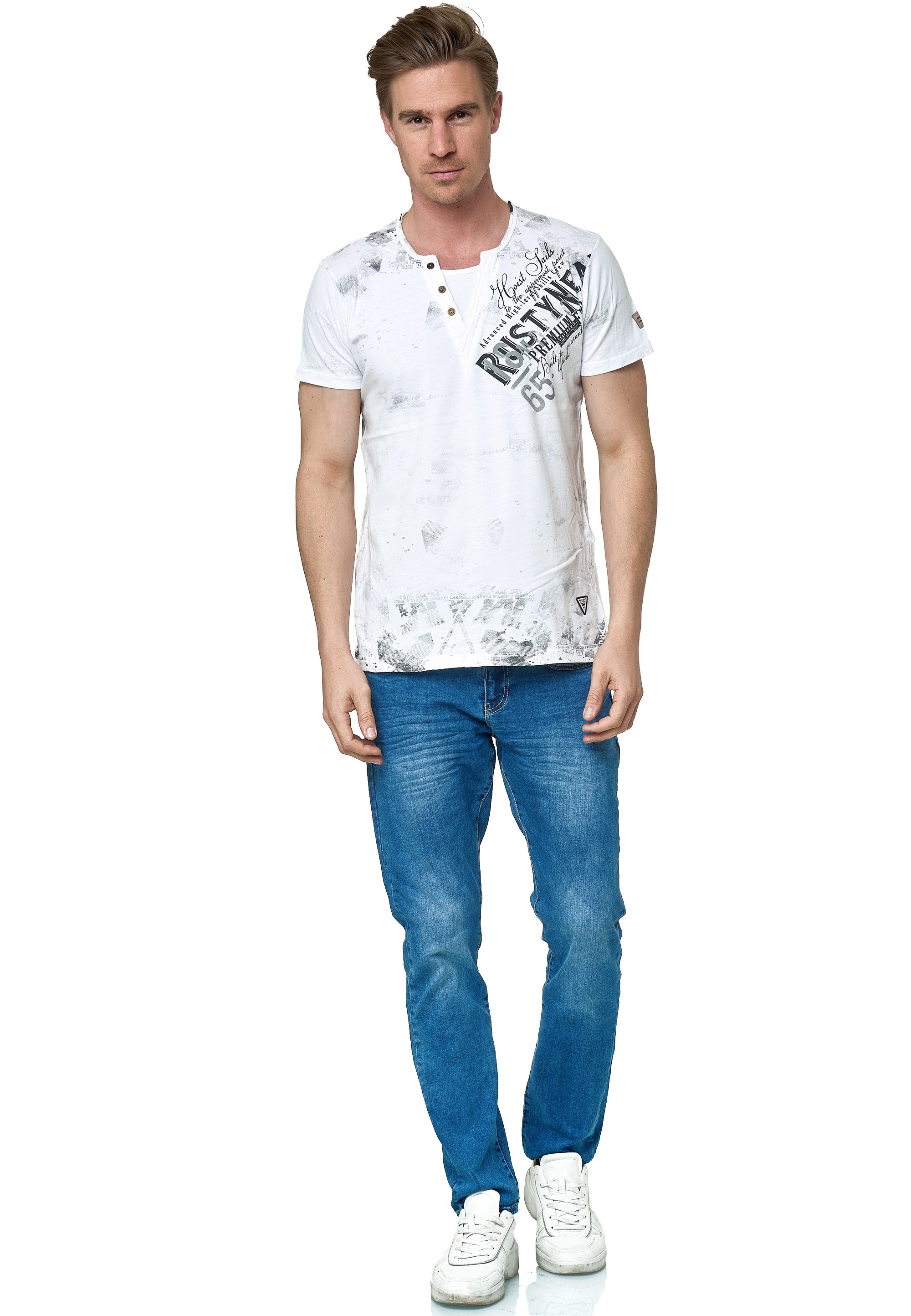 Rusty Neal T-Shirt, im coolen Used-Look-Design