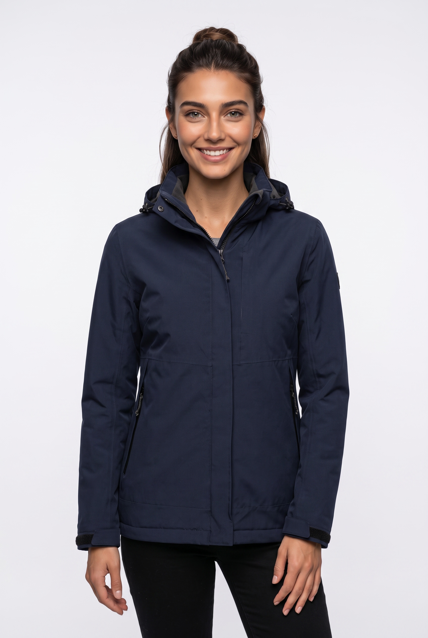 Killtec Funktionsjacke "KOW 219 WMN JCKT" mit Kapuze mit abzippbarer, regulierbarer Kapuze, winddicht, atmungsaktiv