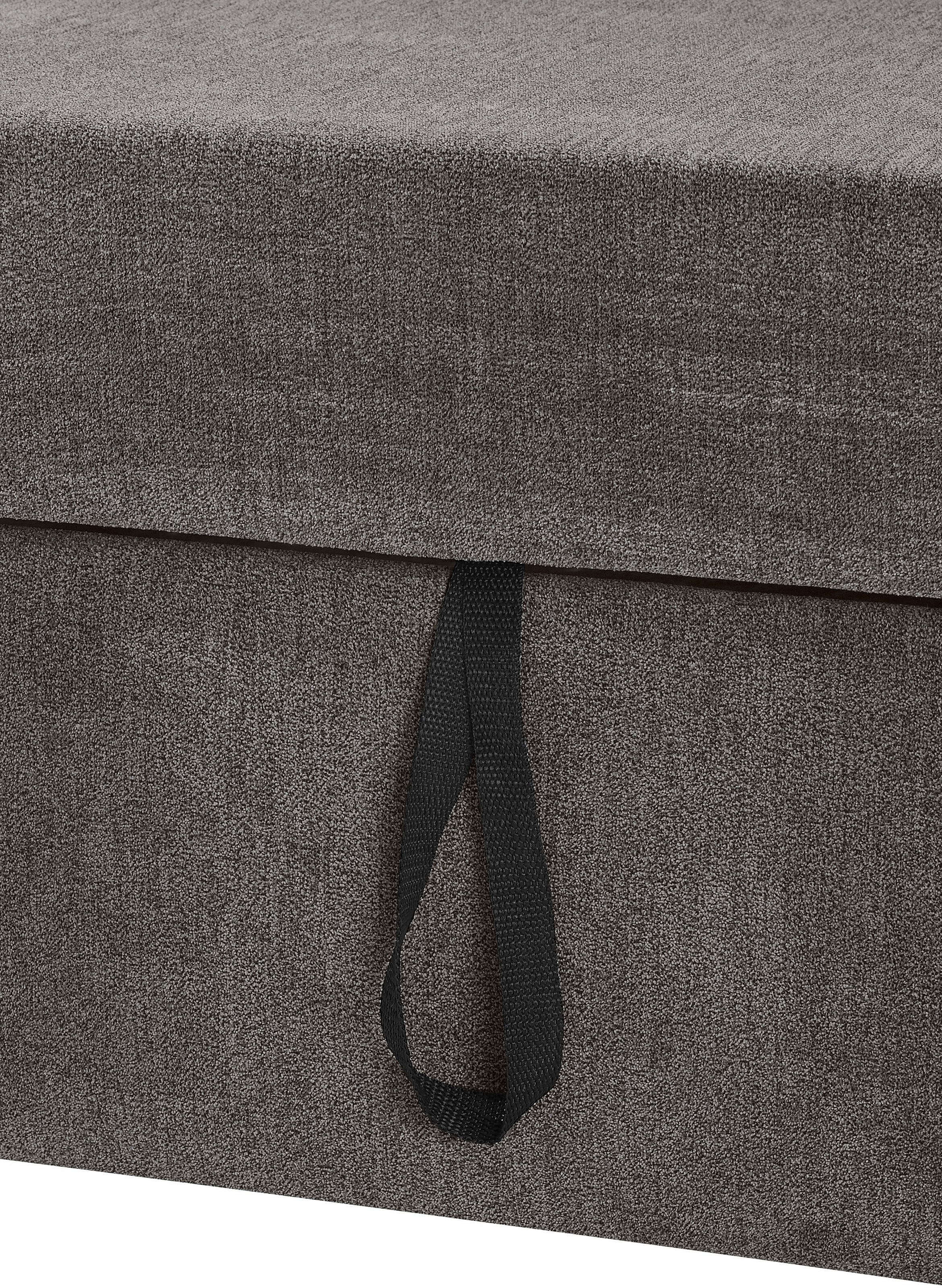 DOMO collection Ecksofa »Pegnitz, elegante Rückensteppung, zeitlose Formensprache, L-Form«, wahlweise mit Bettfunktion