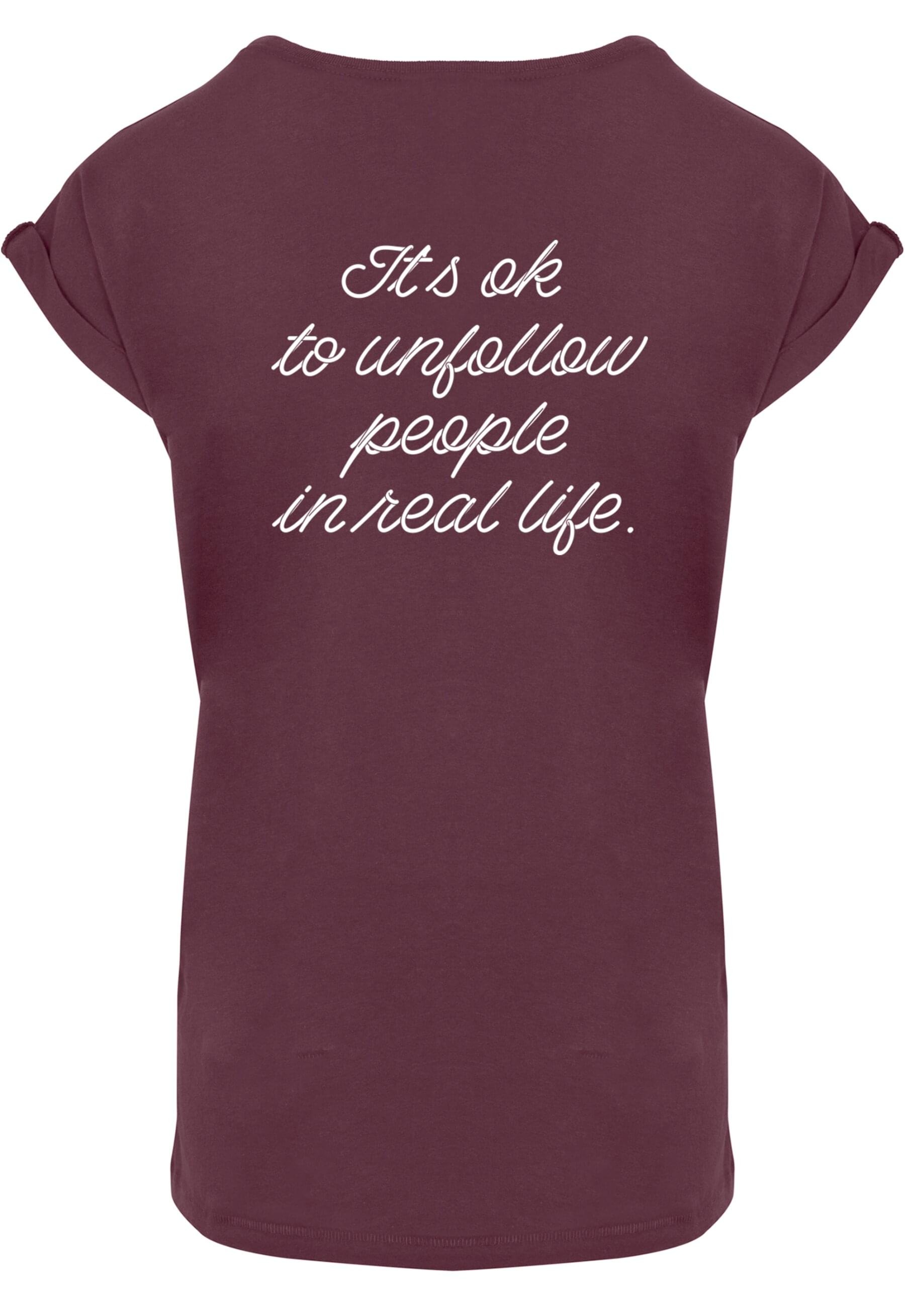 Merchcode T-Shirt "Merchcode Damen Ladies Heartbreak X Extended Shoulder Te günstig online kaufen