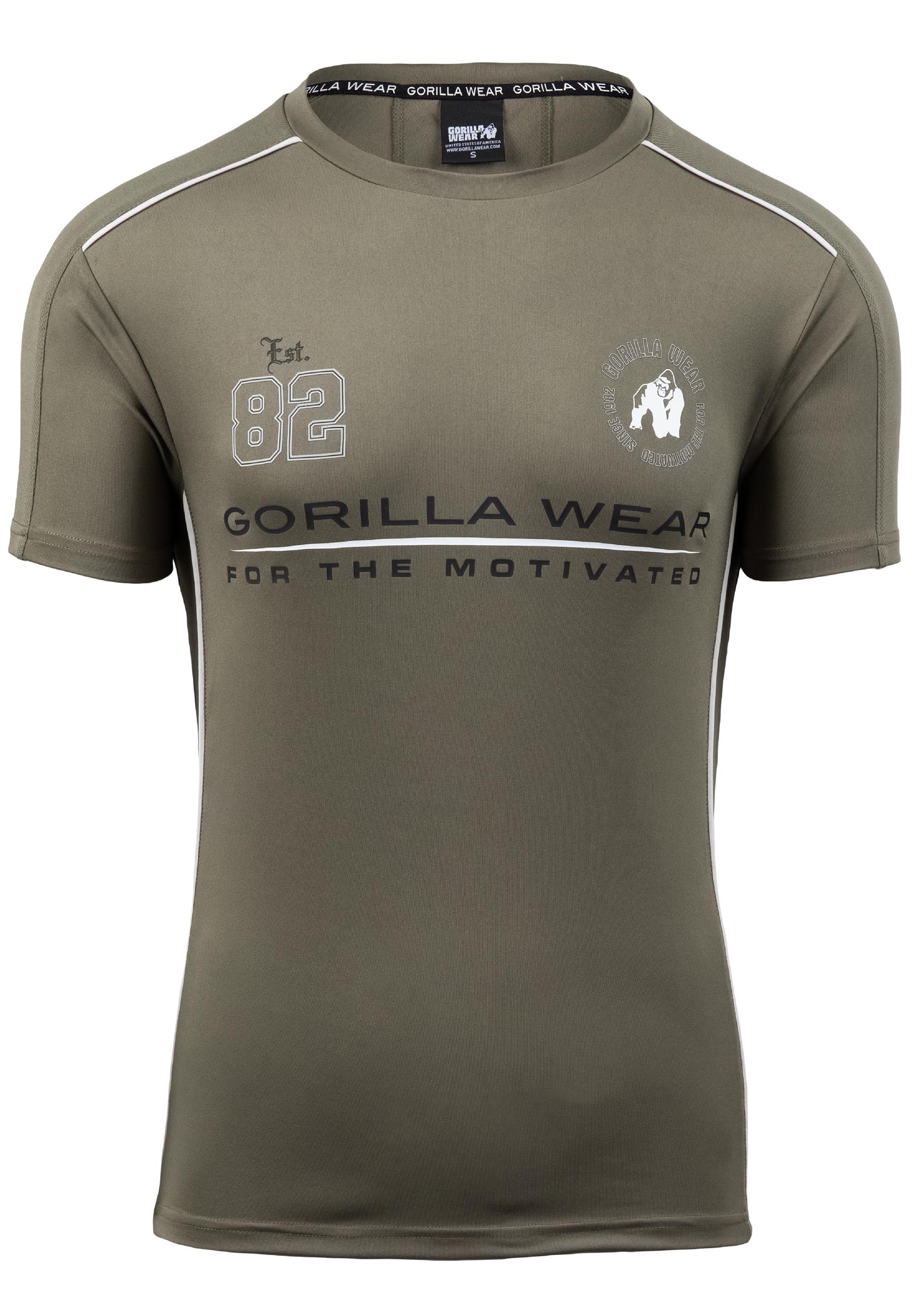 Gorilla Wear Funktionsshirt, mit atmungsaktiven Mesh-Details