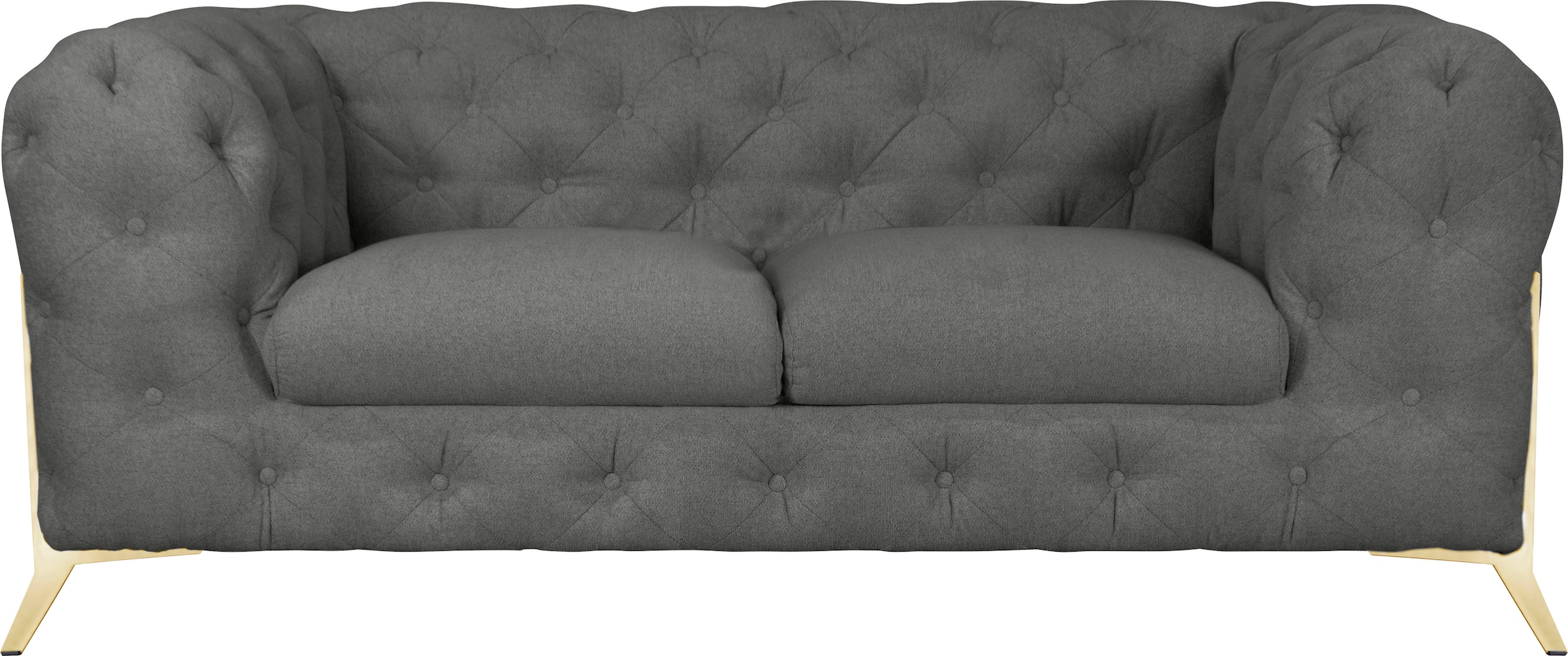 Home affaire Chesterfield-Sofa "Amaury" aufwändige Knopfheftung, moderne Ch günstig online kaufen