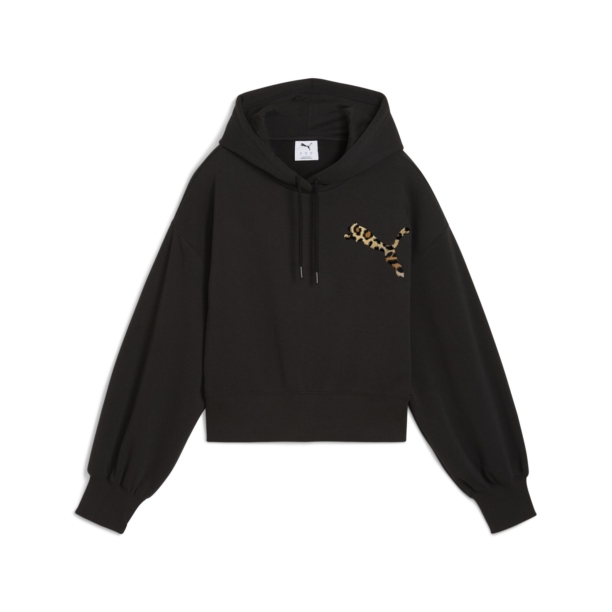 PUMA Hoodie "LEO LUXE Relaxed Cropped Hoodie Damen" günstig online kaufen