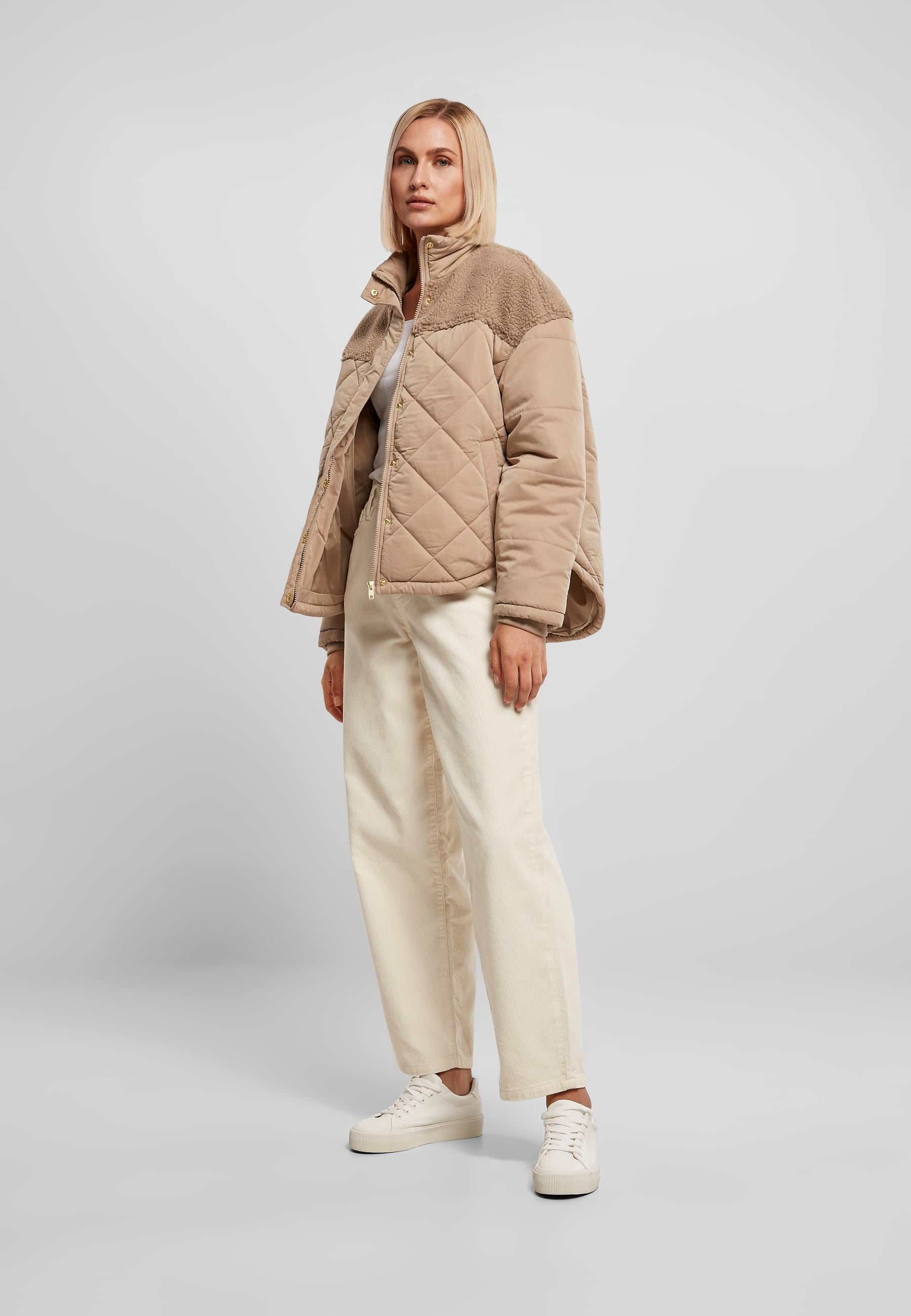 URBAN CLASSICS Winterjacke »Urban Classics Damen«, (1 St.), ohne Kapuze