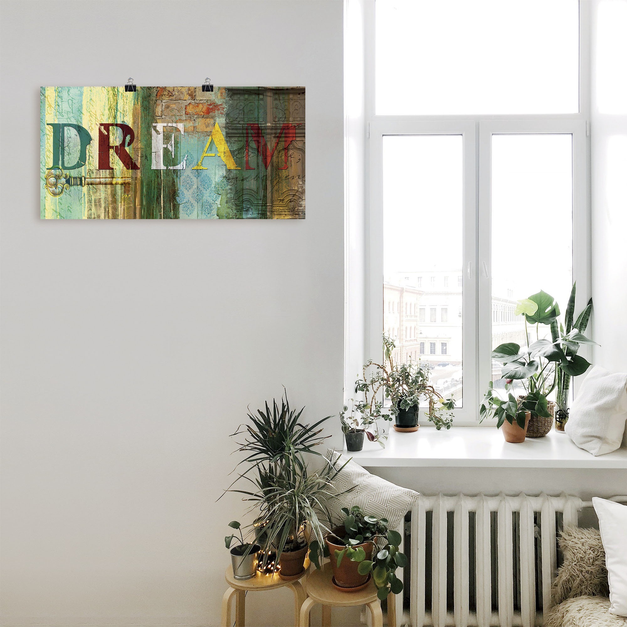 Artland Wandbild »Traum«, Sprüche & Texte, (1 St.), als Leinwandbild, Poster, Wandaufkleber in verschied. Größen