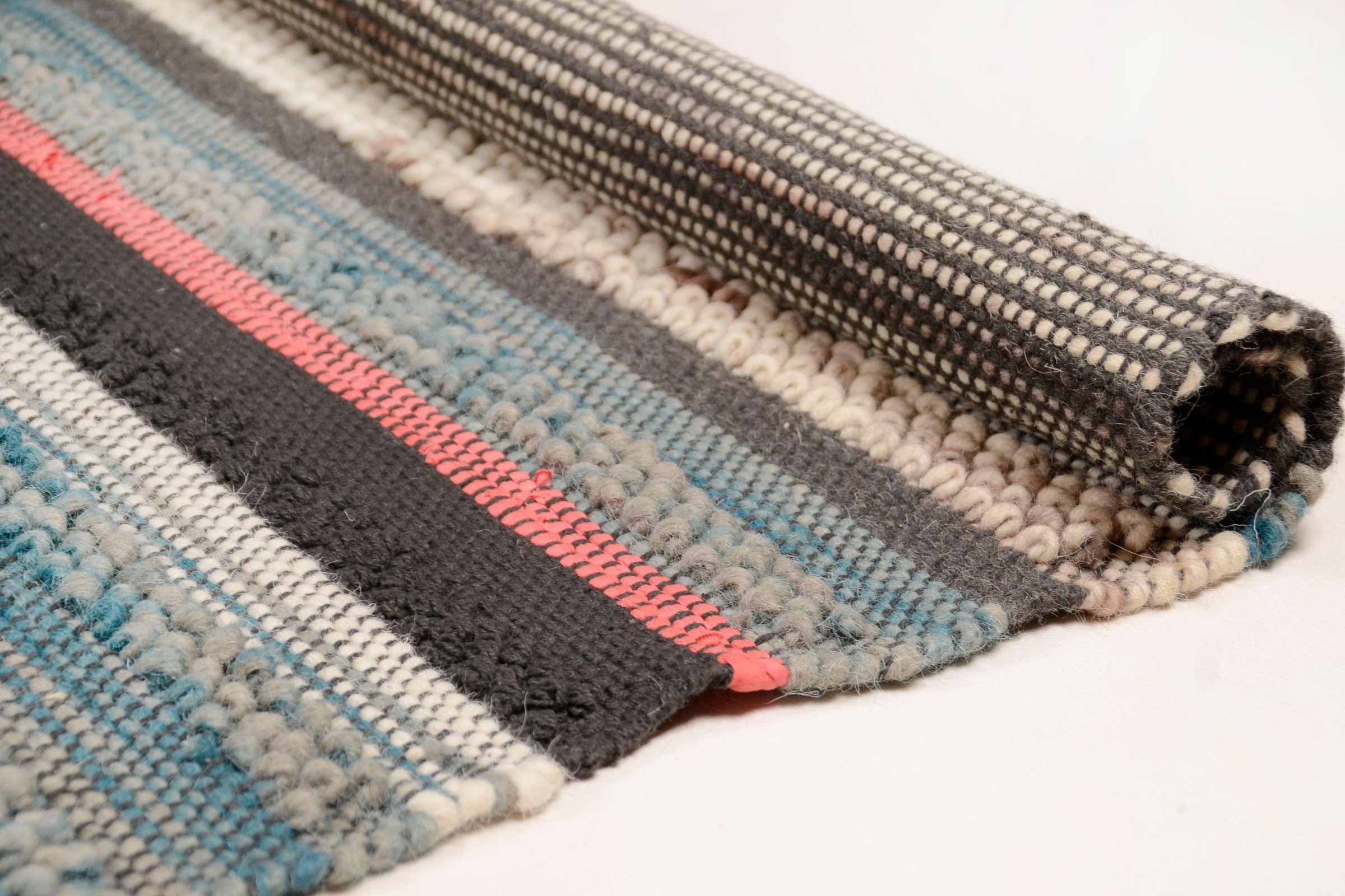 Teppich THEKO "Nomadic 3912" Gr. 4, bunt (multi), B:160cm H:7mm L:230cm, Baumwolle, Wolle, Teppiche, Teppich, handgewebt, mit Fransen, ideal im Wohnzimmer & Schlafzimmer 2